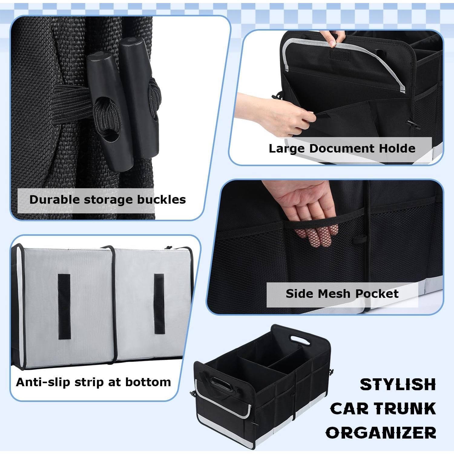 Organizador de Maletero AOPHY 72L Impermeable Plegable Auto