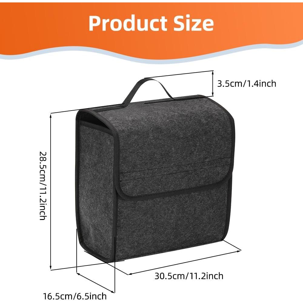 Organizador de Maletero de Coche RAGBUSCLE Plegable 28x15x28cm