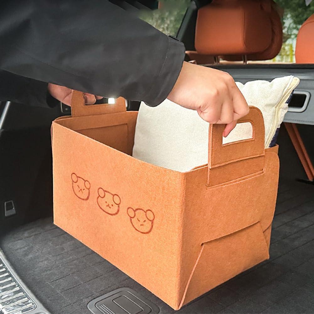 Organizador de Maletero Plegable OULIGET Grande Marrón