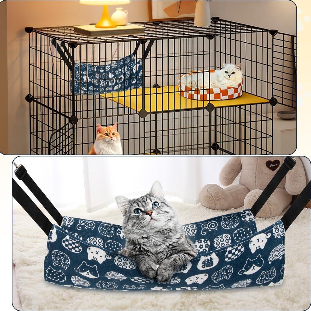 Hamaca para mascotas NIEITRK-VK1 Azul 33x25cm para gatos y hurones