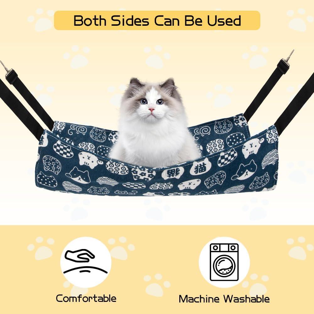 Hamaca para mascotas NIEITRK-VK1 Azul 33x25cm para gatos y hurones