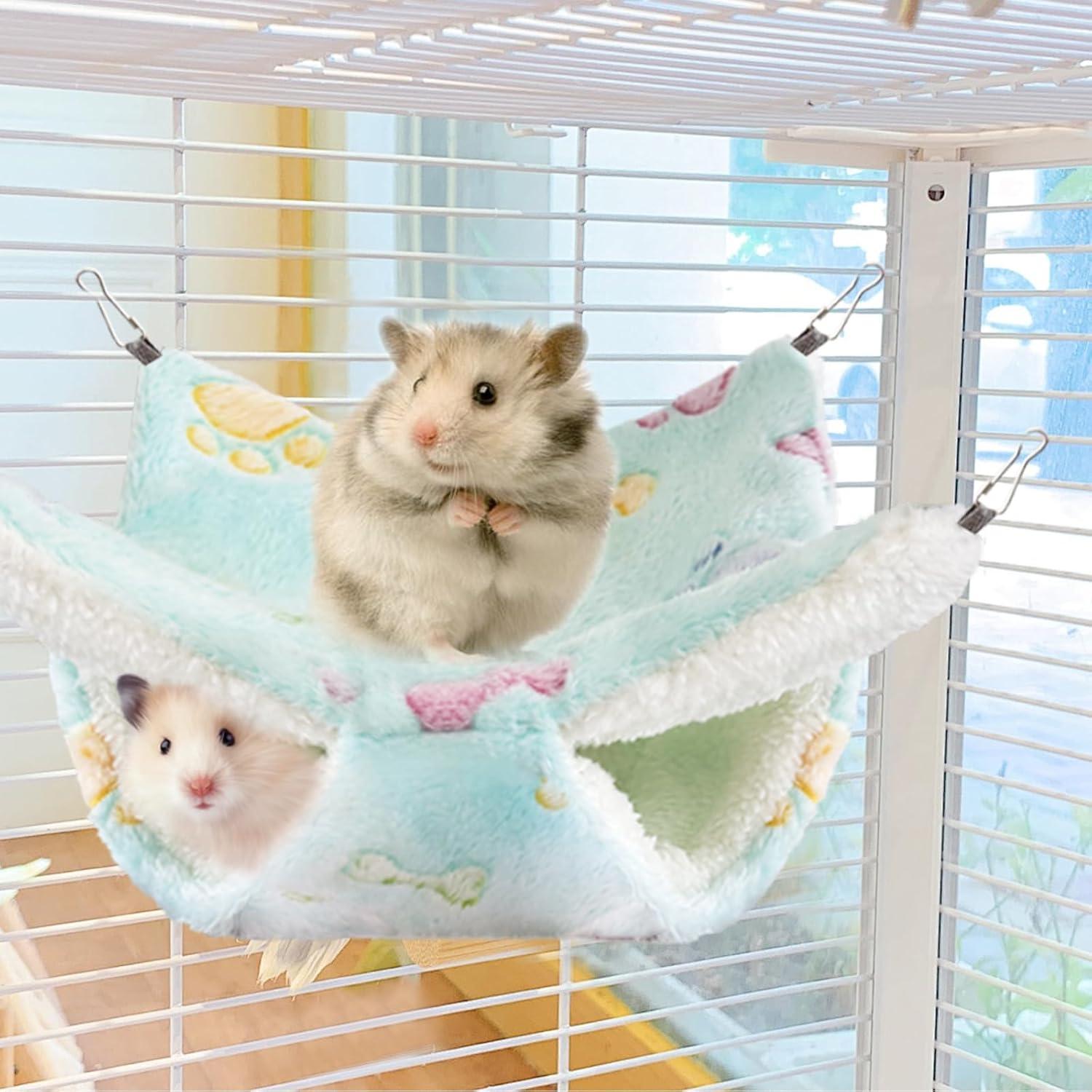 4 Hamacas Colgantes para Ratas y Animales Pequeños Maxipurpose