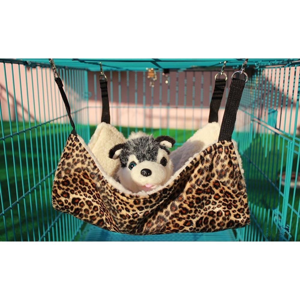 Hamaca para Mascotas WZYuan Leopardo 35x35cm para Gatos