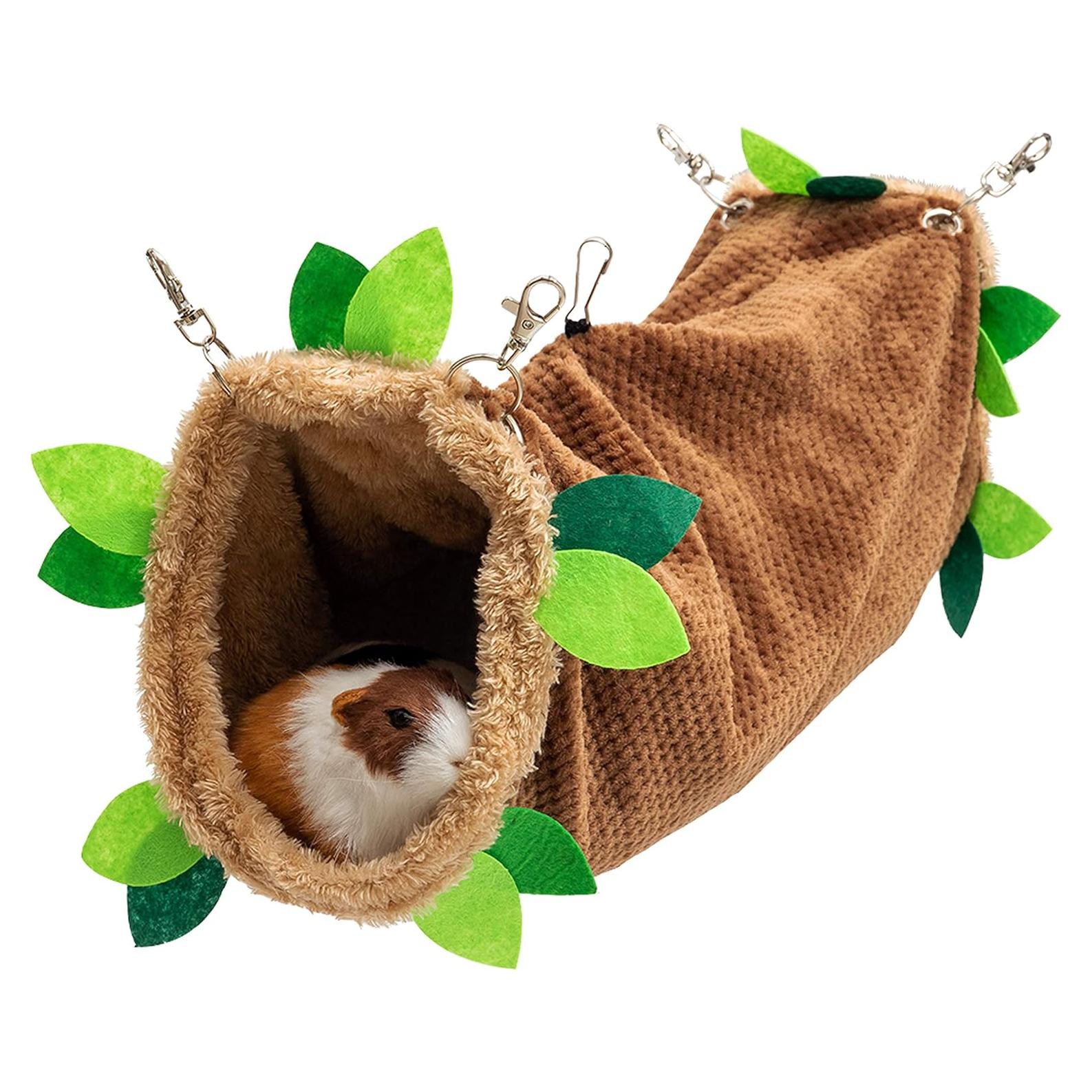 Hamaca de Túnel para Cobayas ORZECHKO 50x15 cm Forro Polar