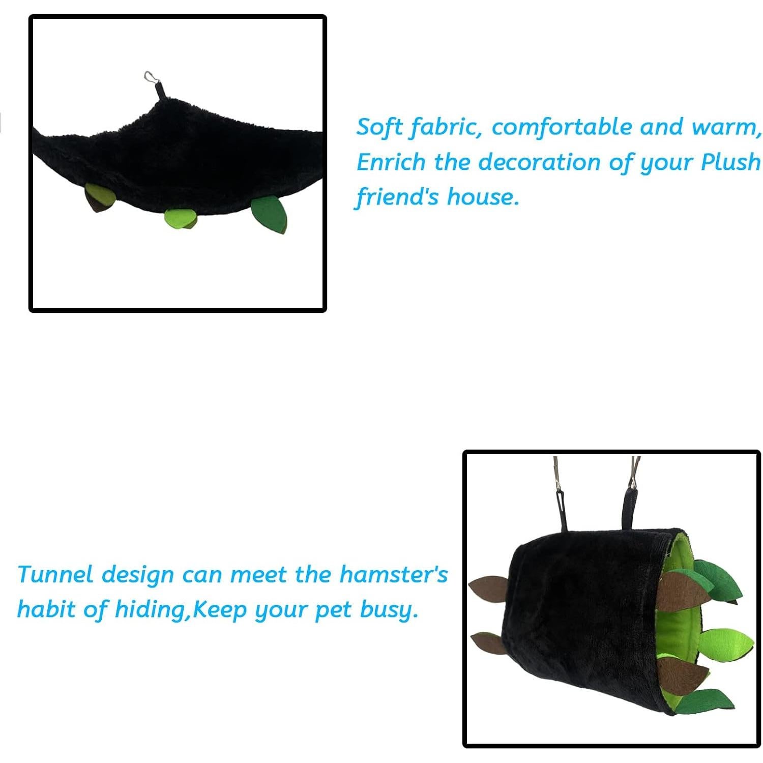 Hamaca Colgante para Hámster Kathson 5 Pcs Selva 28x20x20 cm