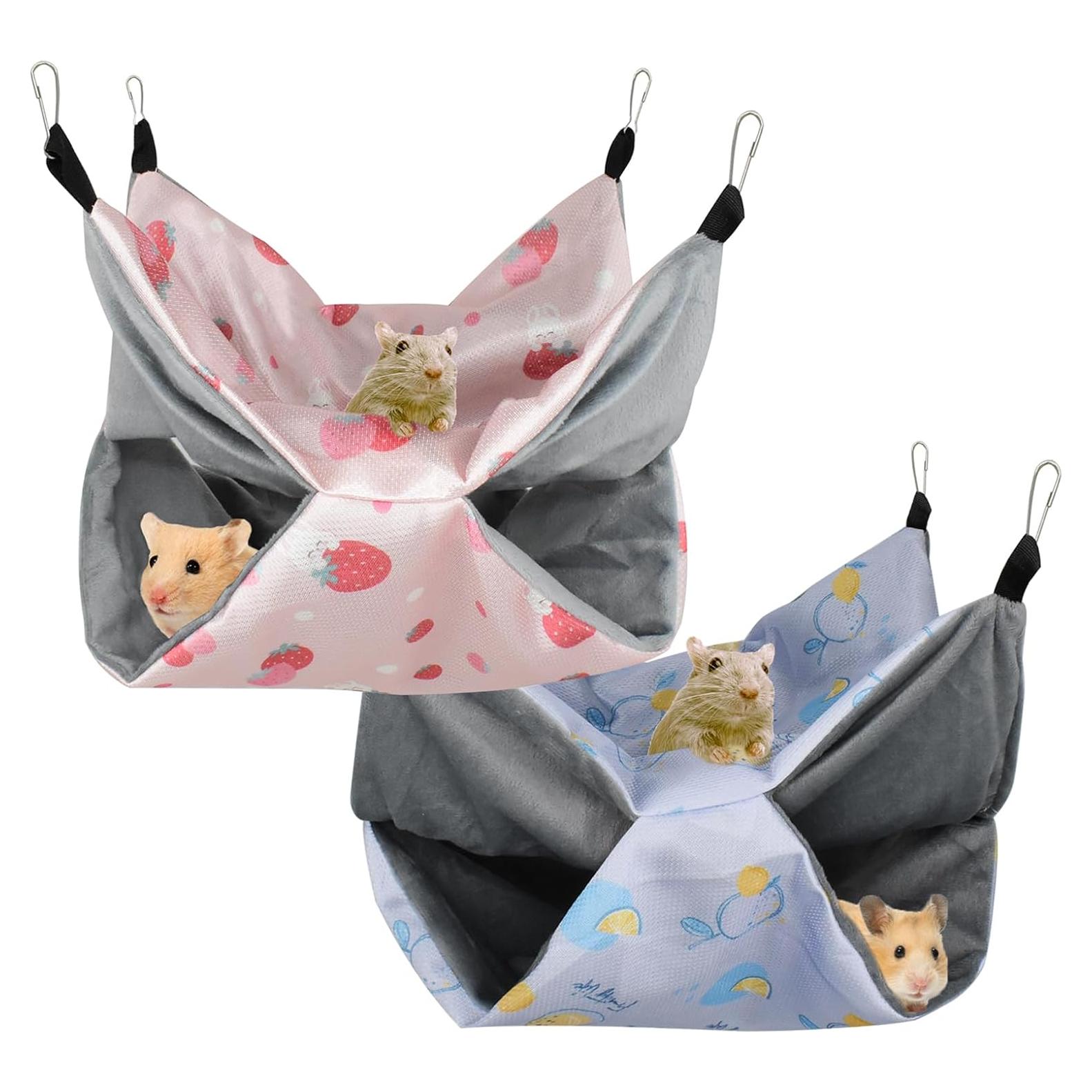 Hamaca Doble Capa GKYZBB para Cobayo y Hurón 34x34cm