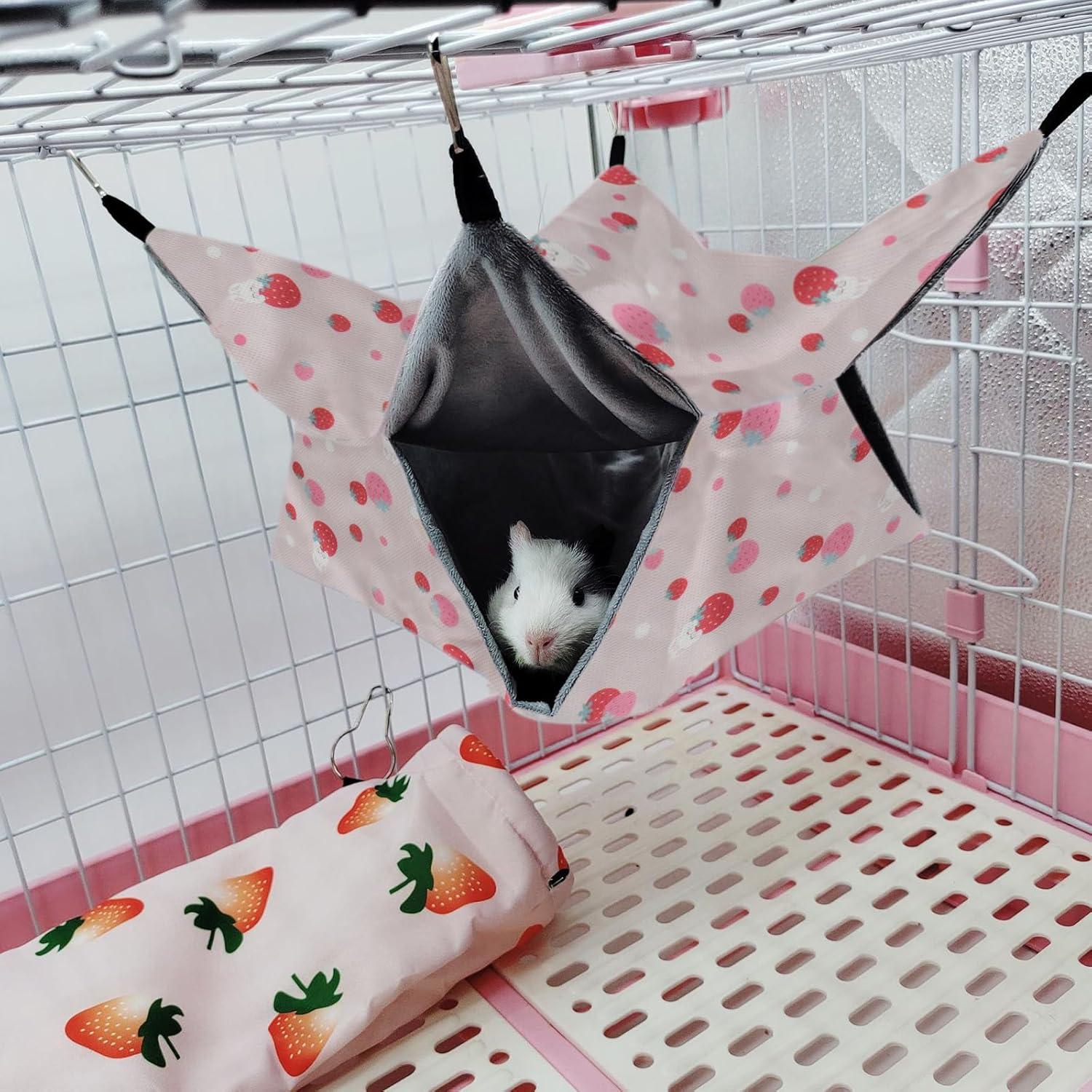 Hamaca Doble Capa GKYZBB para Cobayo y Hurón 34x34cm