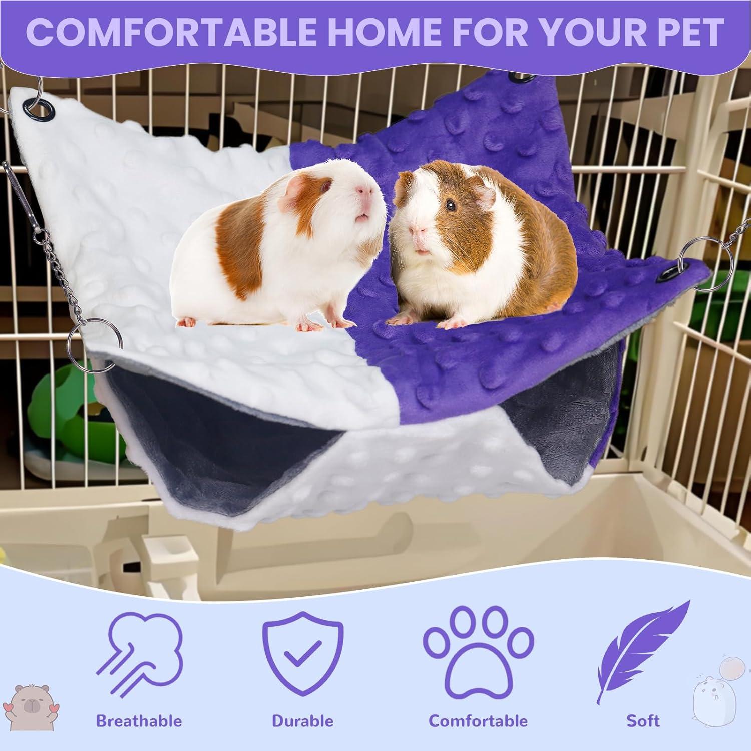 Hamaca Colgante para Mascotas Intulife 28x28 cm - Ratas, Hámsters, Cobayas