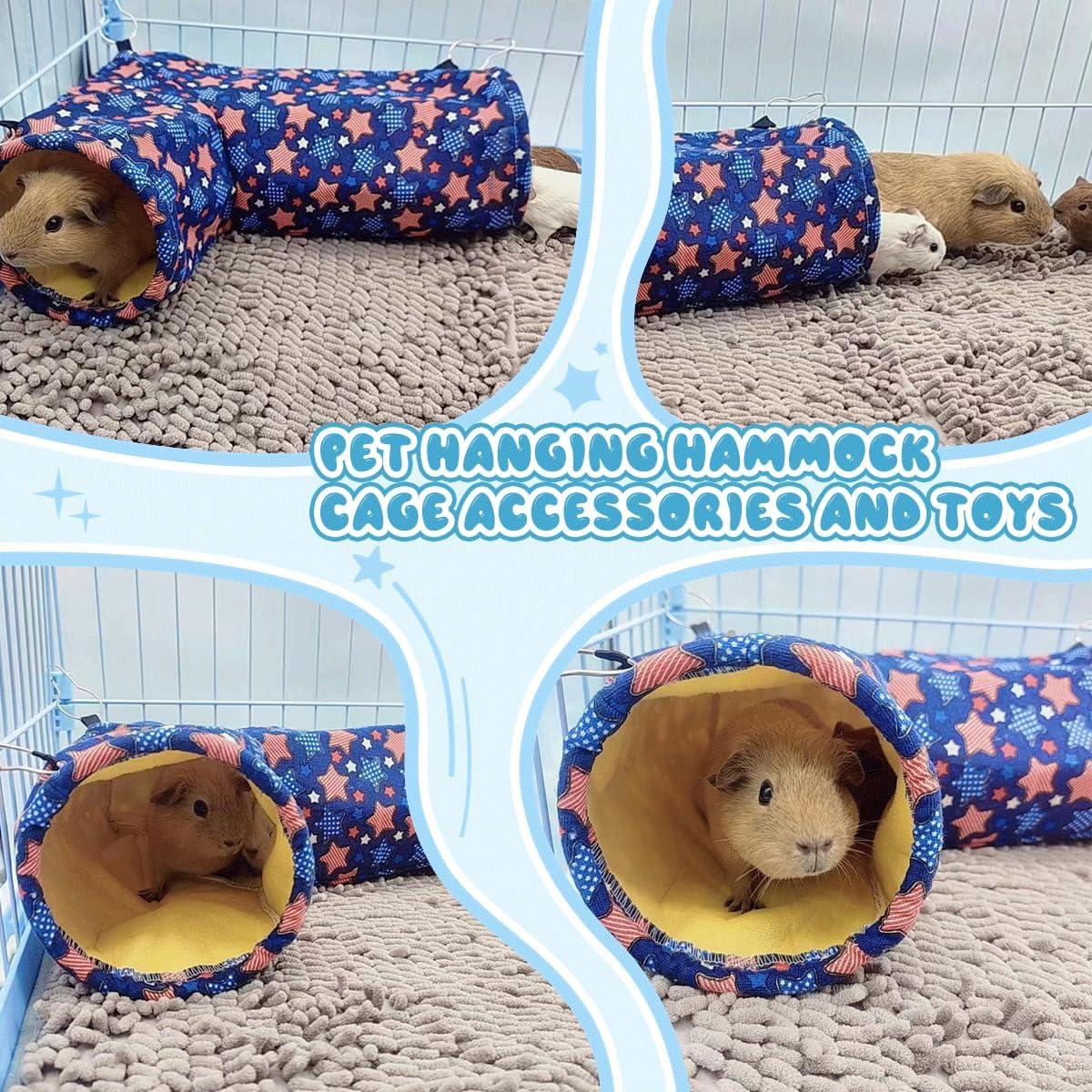 Hamaca y Túnel para Cobayas y Hurones EAEDMY 36.1x24.9cm