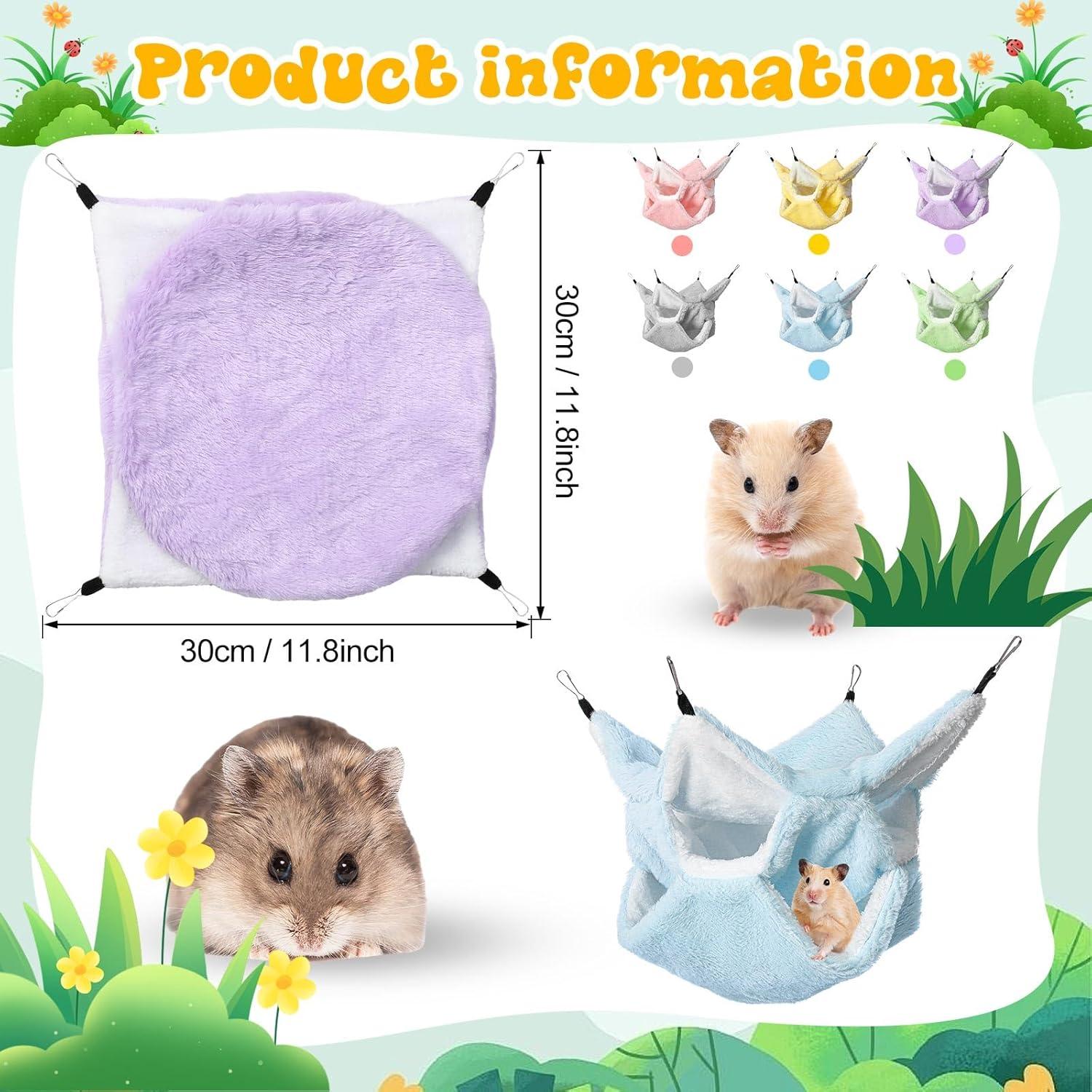 Hamaca para Mascotas Pequeñas Jerify 6 Pcs 30x30 cm