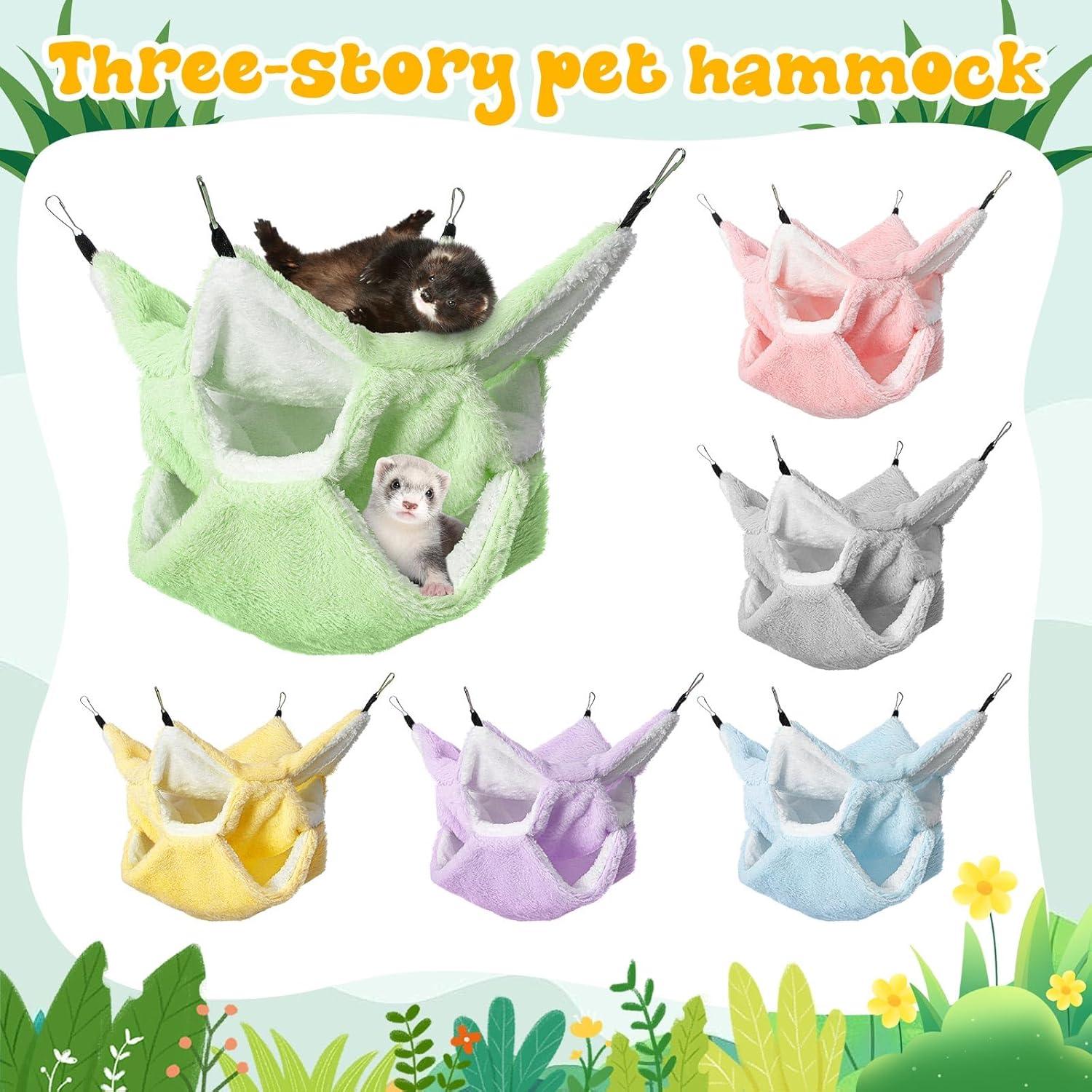 Hamaca para Mascotas Pequeñas Jerify 6 Pcs 30x30 cm