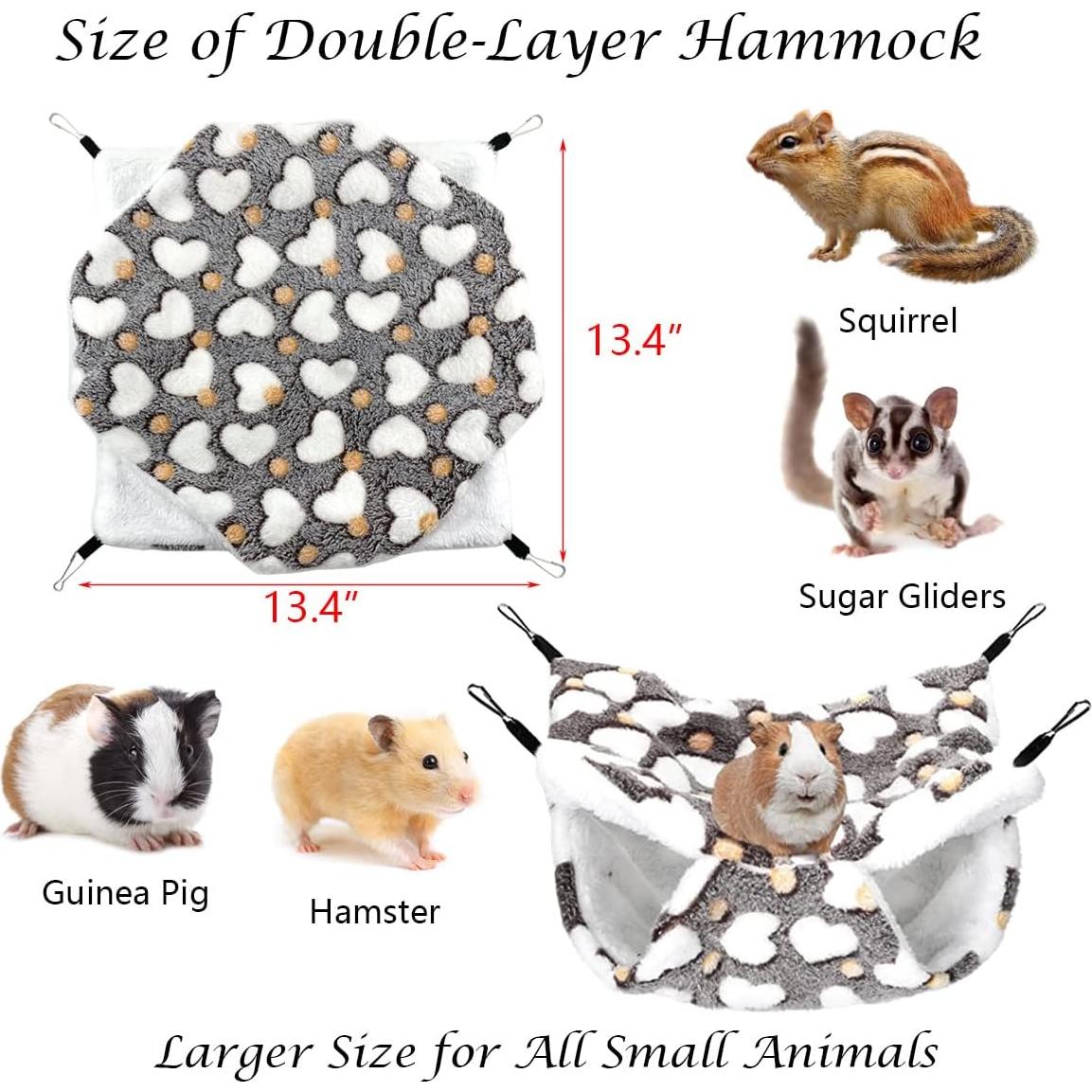 Hamaca Colgante Vehomy para Hámster y Animales Pequeños