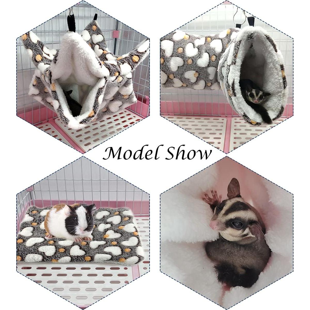 Hamaca Colgante Vehomy para Hámster y Animales Pequeños