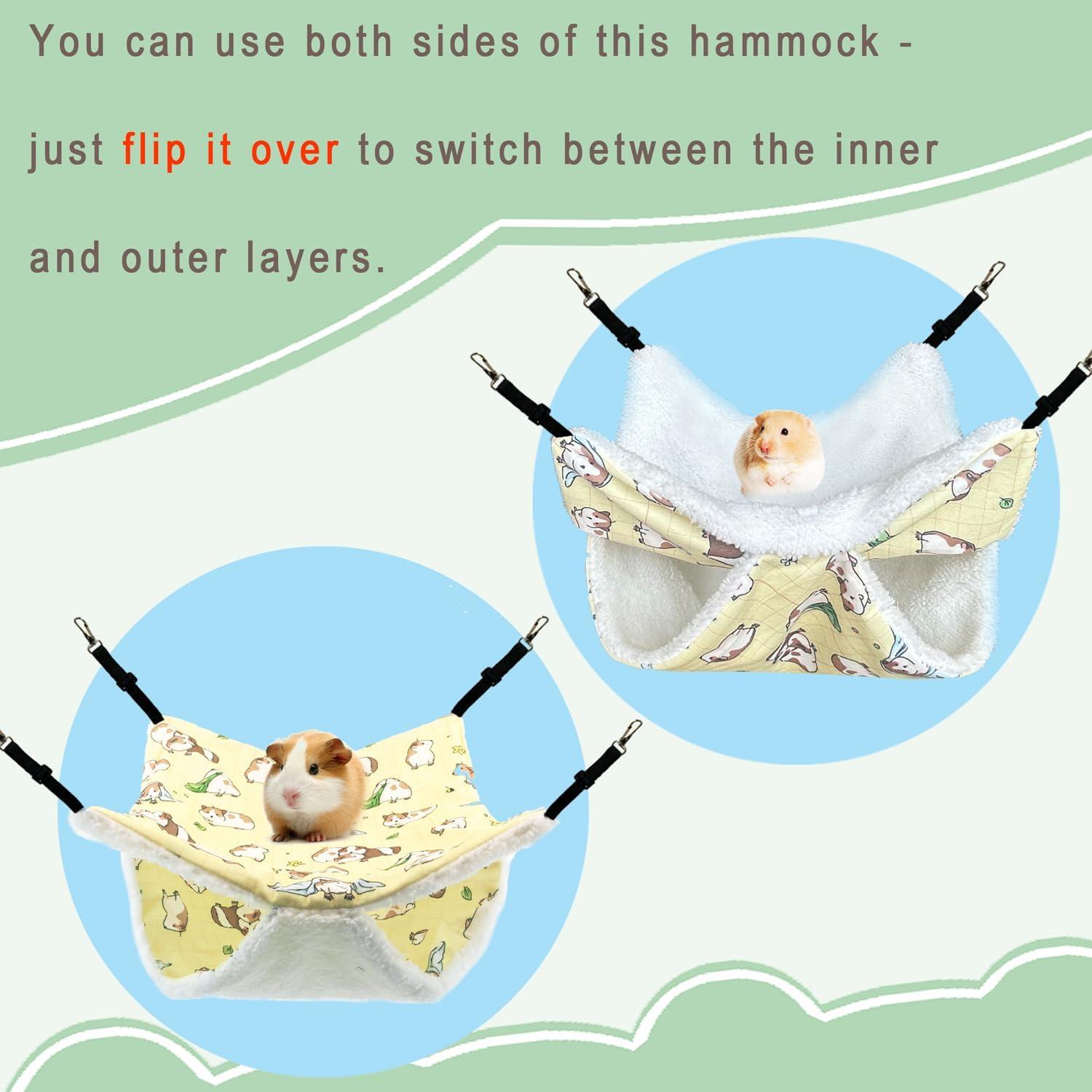 Conjunto Hamaca y Túnel LUCKITTY para Mascotas Pequeñas 2-Pack