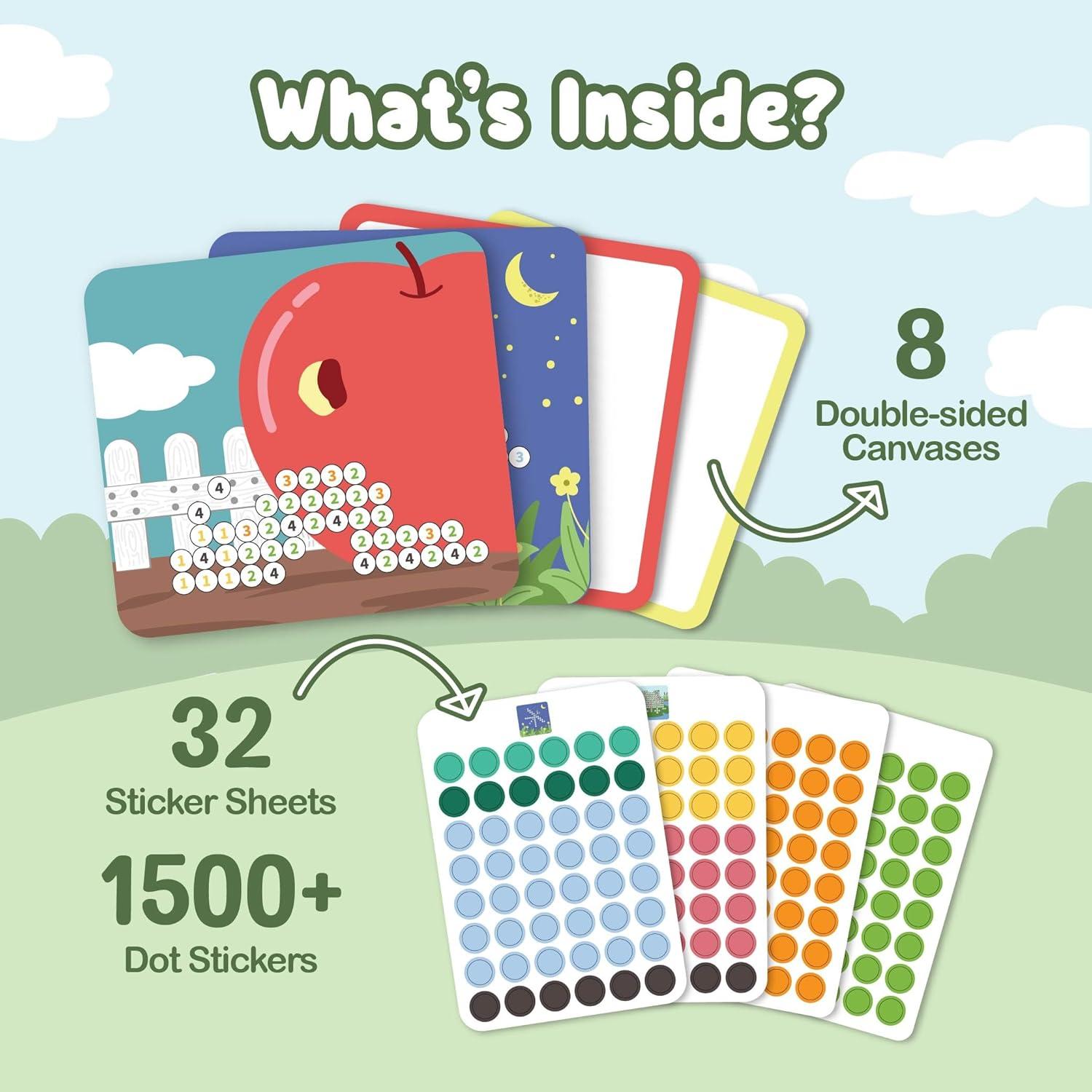 Kit de Arte con Stickers Binca - 1500 Stickers Animales