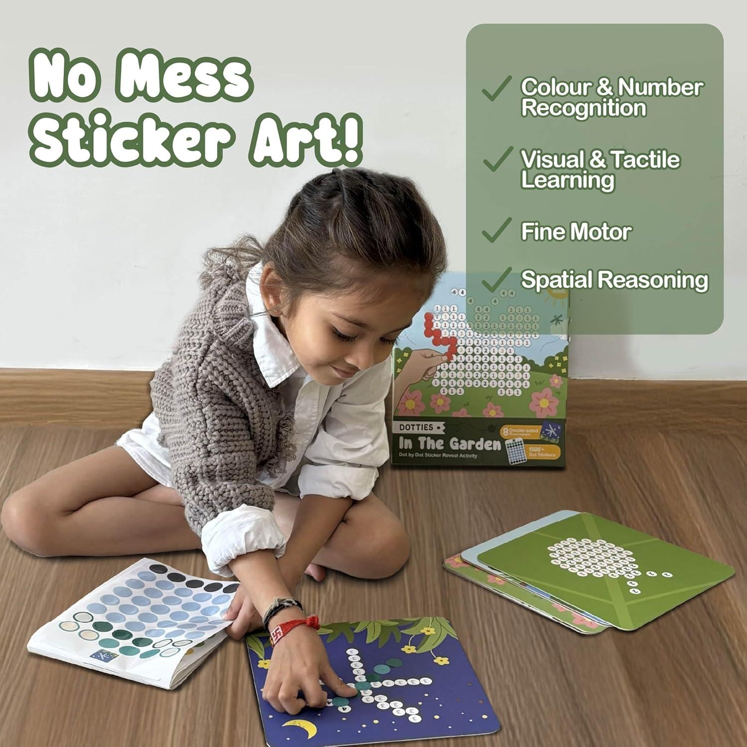 Kit de Arte con Stickers Binca - 1500 Stickers Animales
