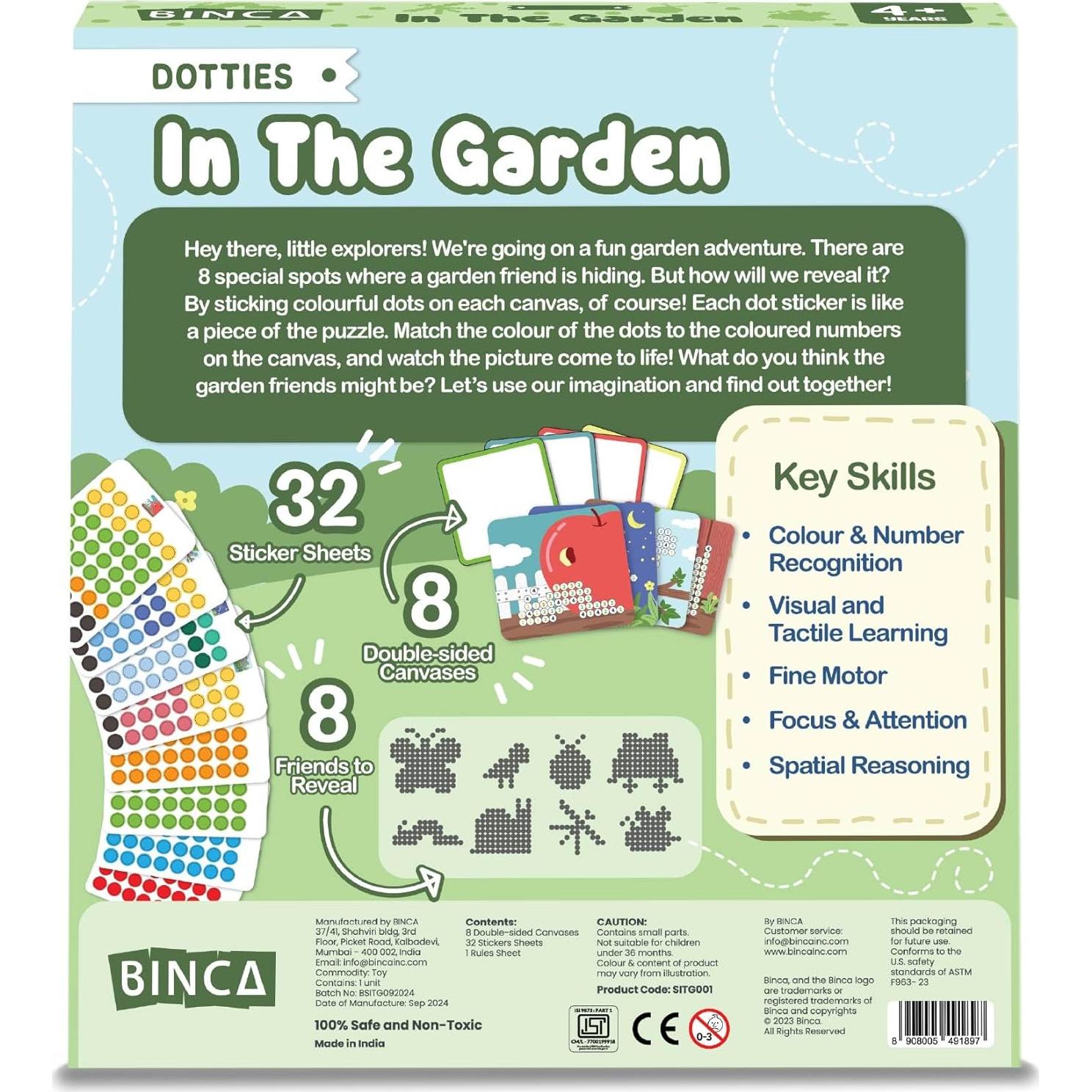 Kit de Arte con Stickers Binca - 1500 Stickers Animales