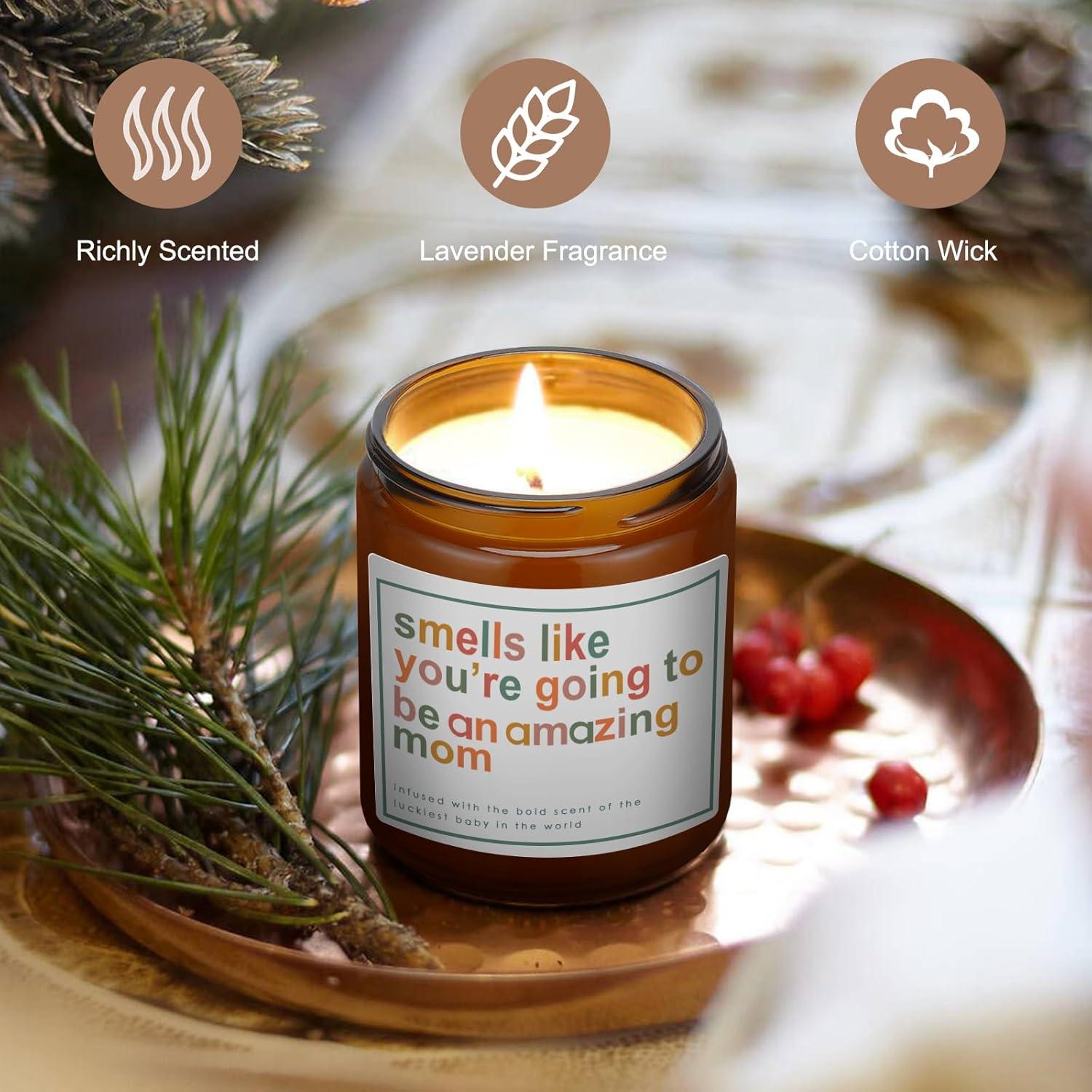 Vela Aromática de Cera de Soja 198 g Lavanda OWSUMER