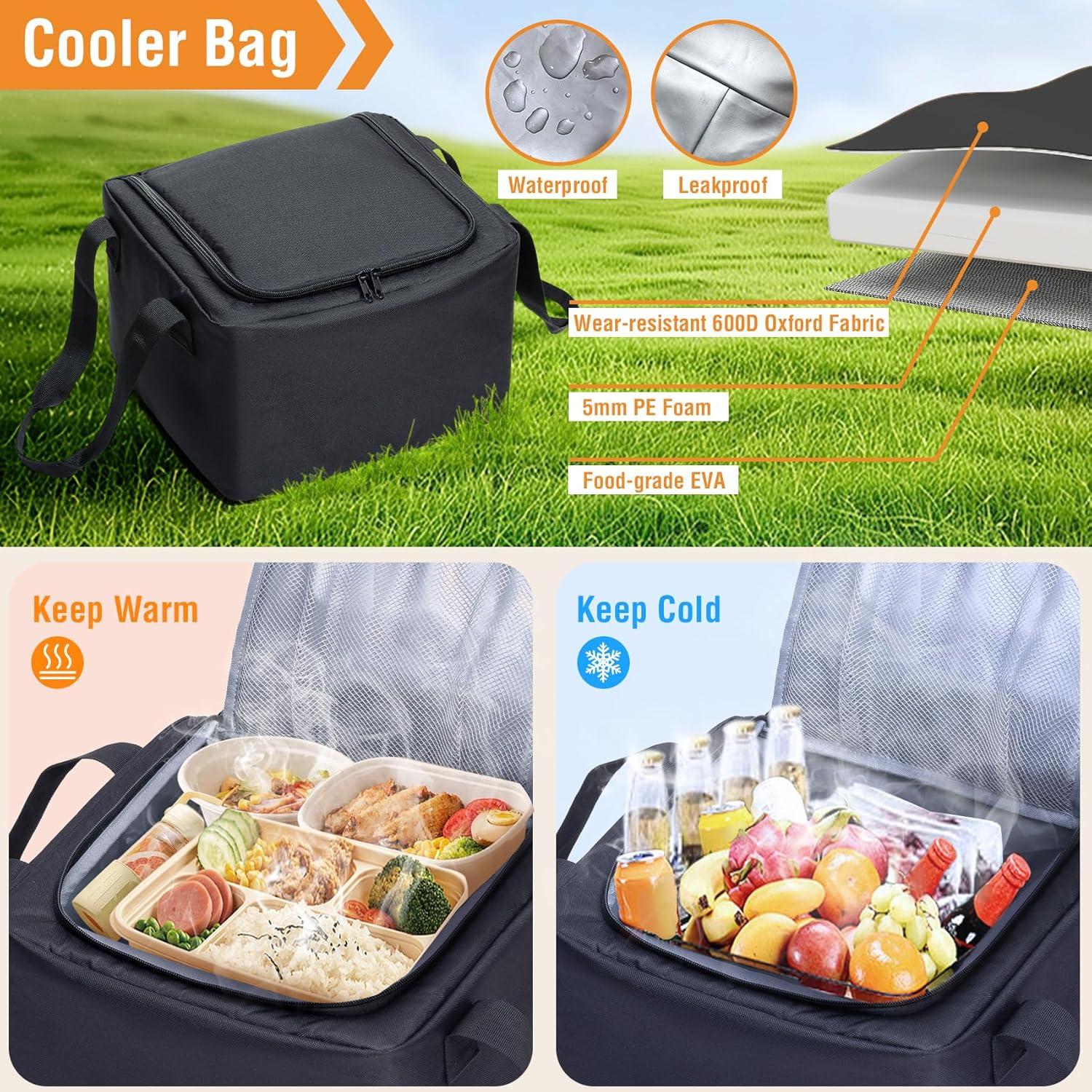 Organizador de Maletero Frontal Rifachua con Bolsa Térmica 54L