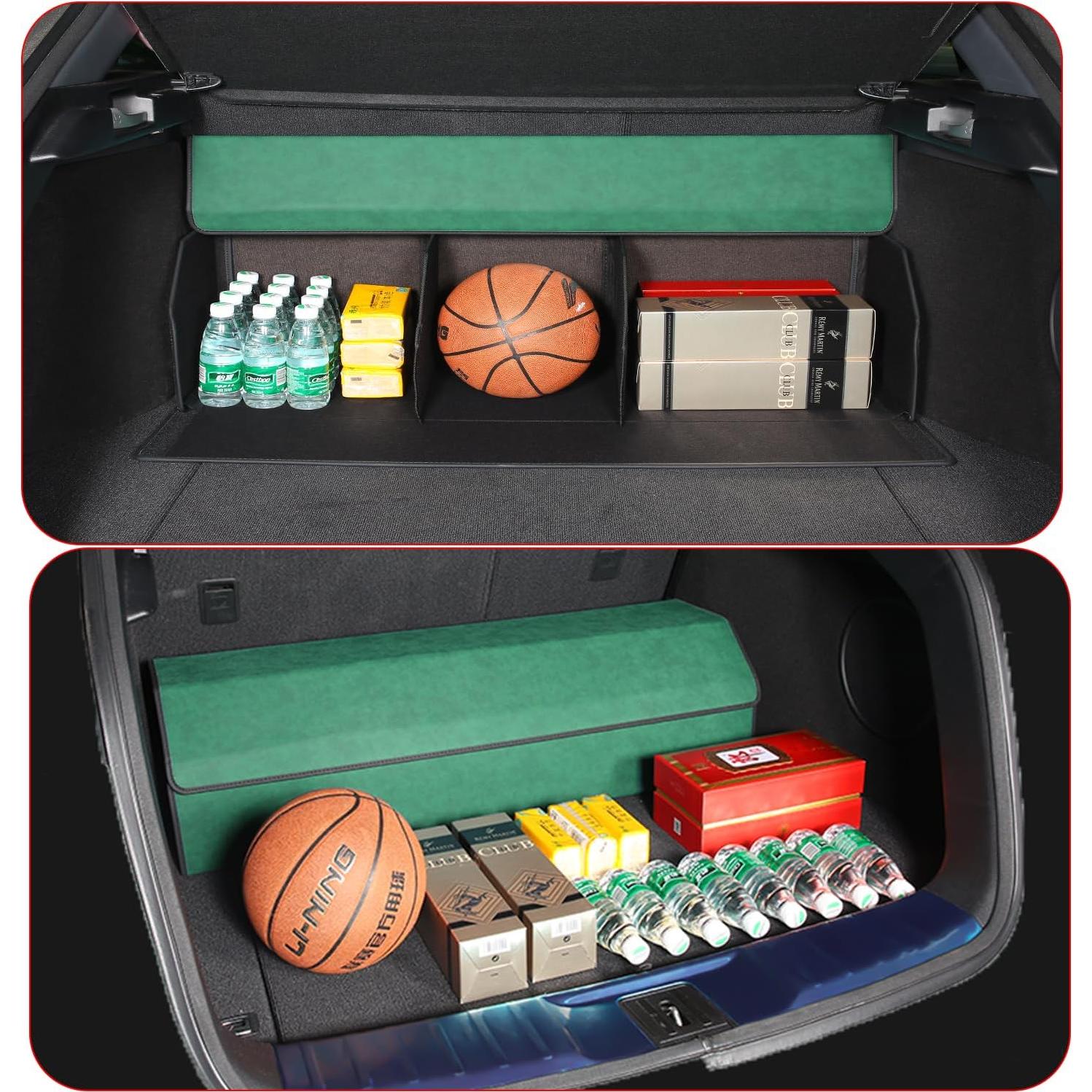 Organizador de Maletero JIEREPU para Ford Explorer 2020-2025 Verde