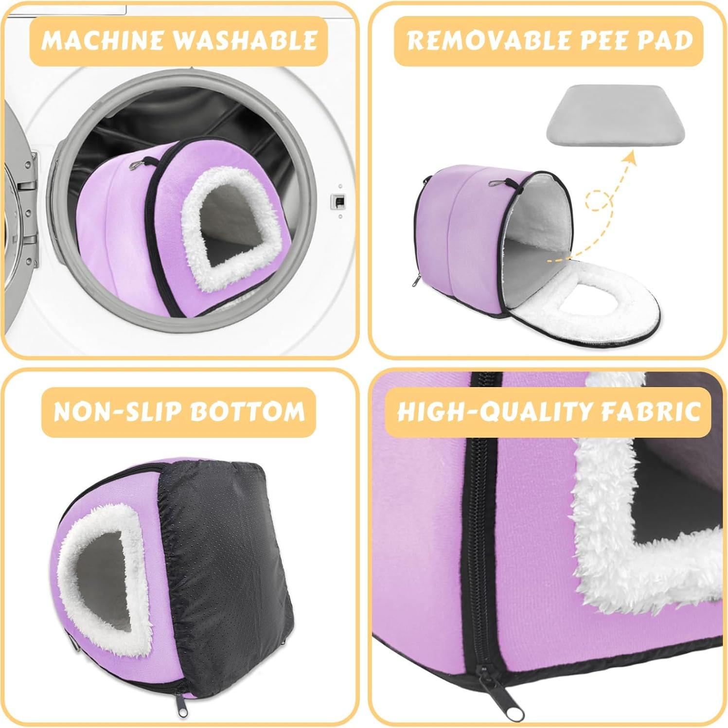 Escondite para Cobayas TiereCare - Hamaca Multifuncional 26x26cm