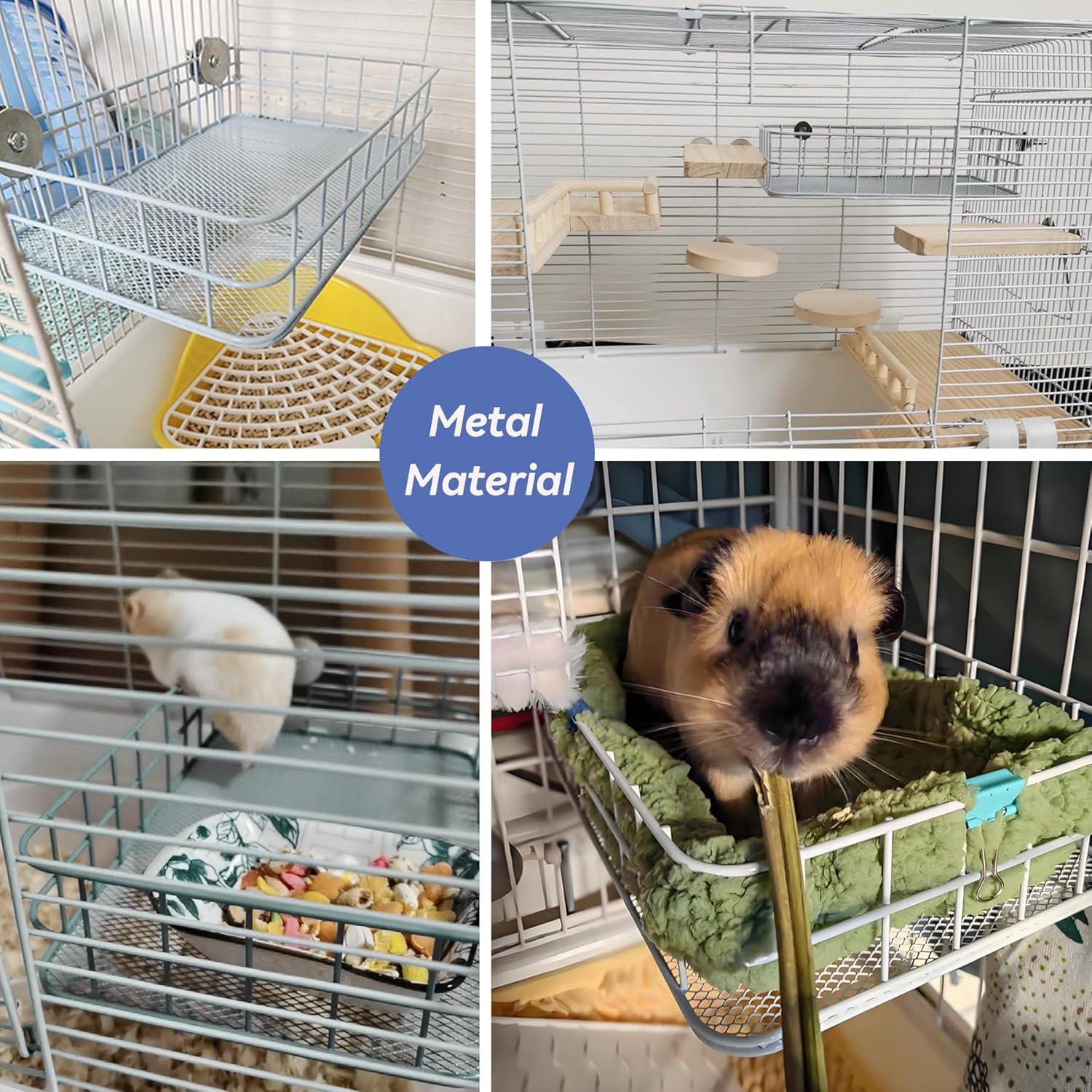 Plataforma de Jaula para Pequeños Animales JSLZF - Azul 24.89x16 cm