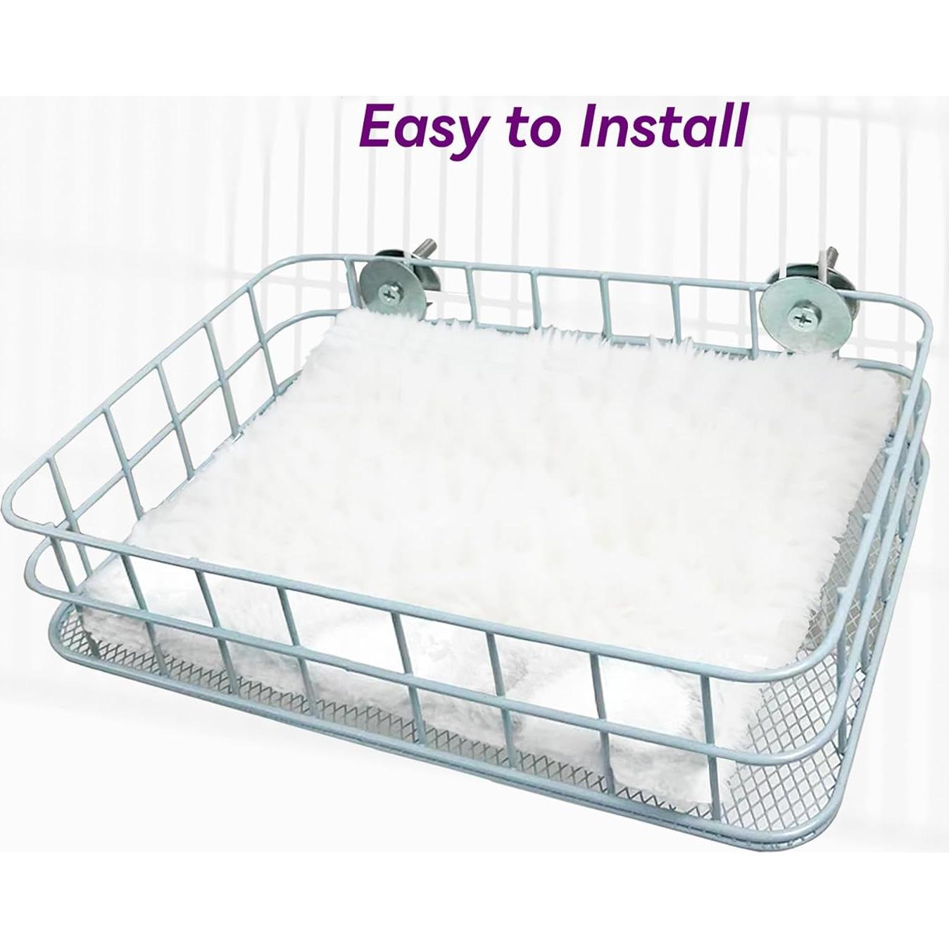 Plataforma de Jaula para Pequeños Animales JSLZF - Azul 24.89x16 cm