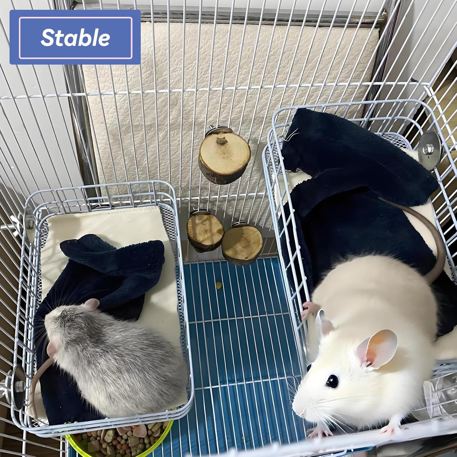 Plataforma de Jaula para Pequeños Animales JSLZF - Azul 24.89x16 cm