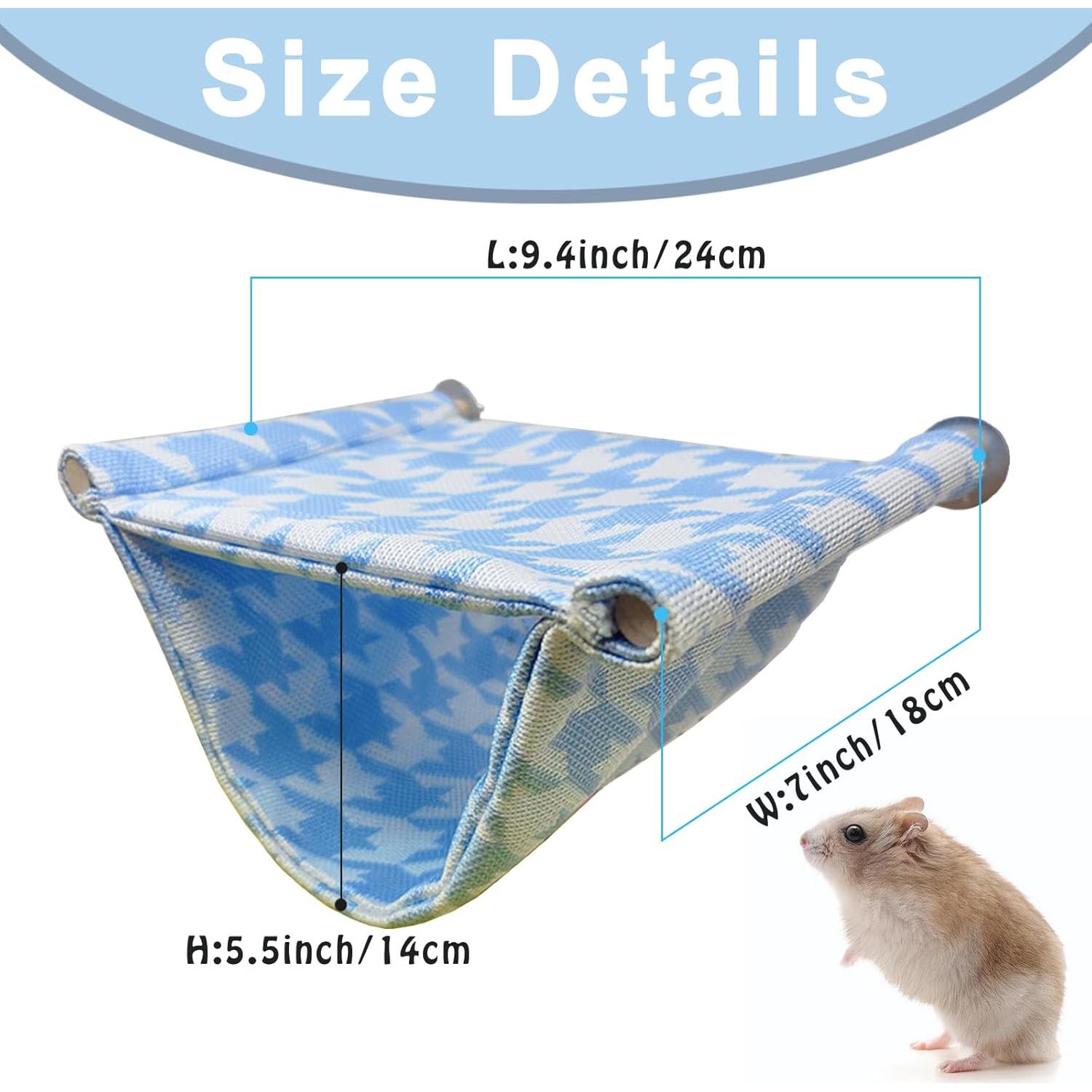 Hamaca para Pequeñas Mascotas Uni-unzeit 24x18cm Doble Capa