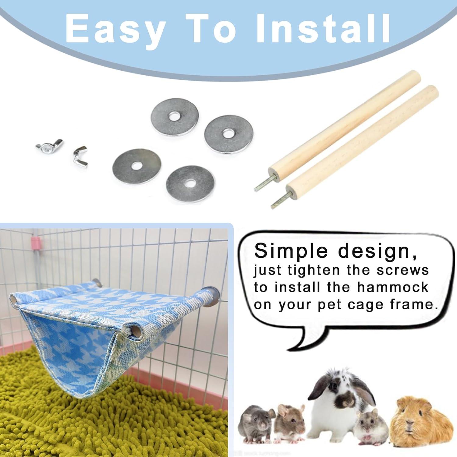 Hamaca para Pequeñas Mascotas Uni-unzeit 24x18cm Doble Capa