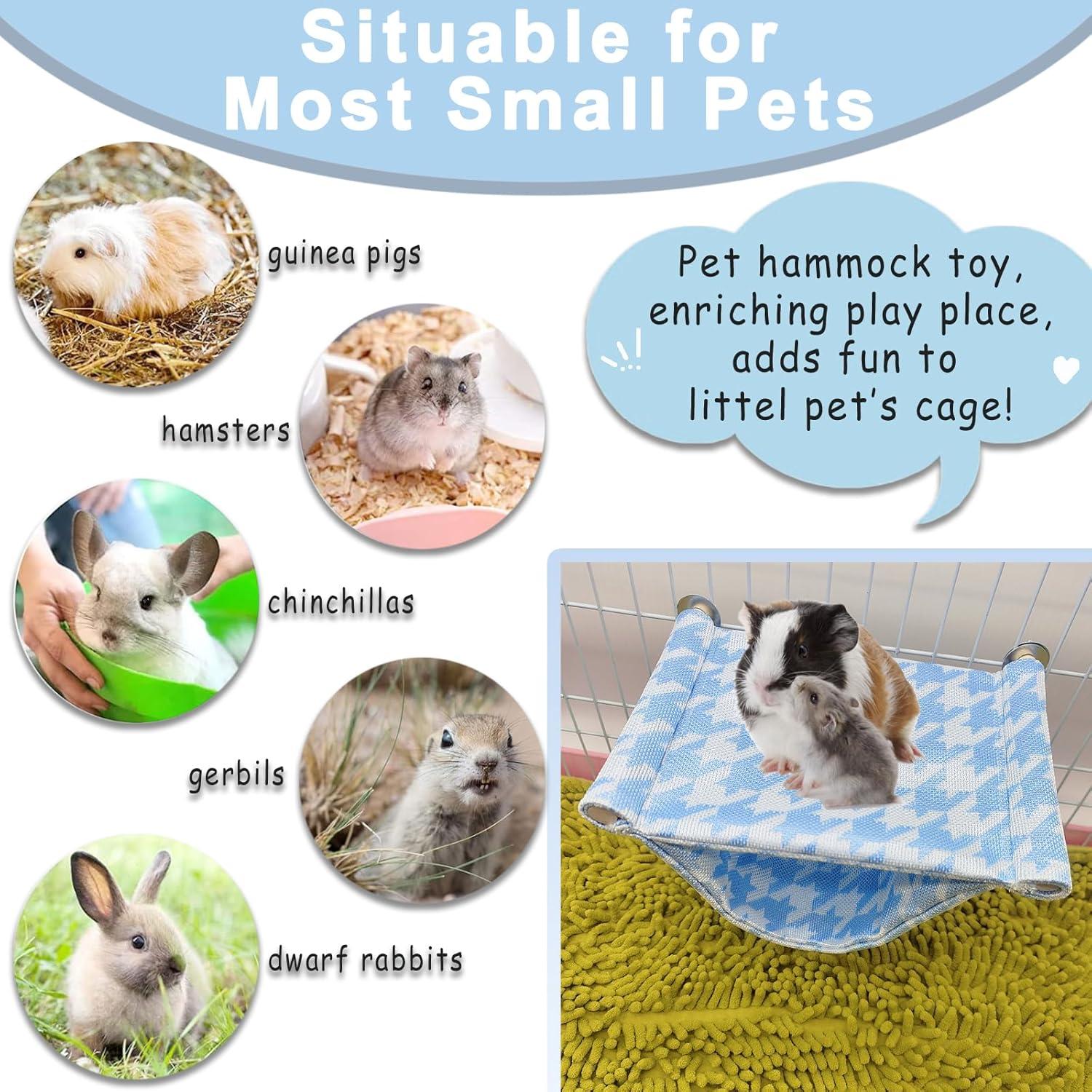 Hamaca para Pequeñas Mascotas Uni-unzeit 24x18cm Doble Capa