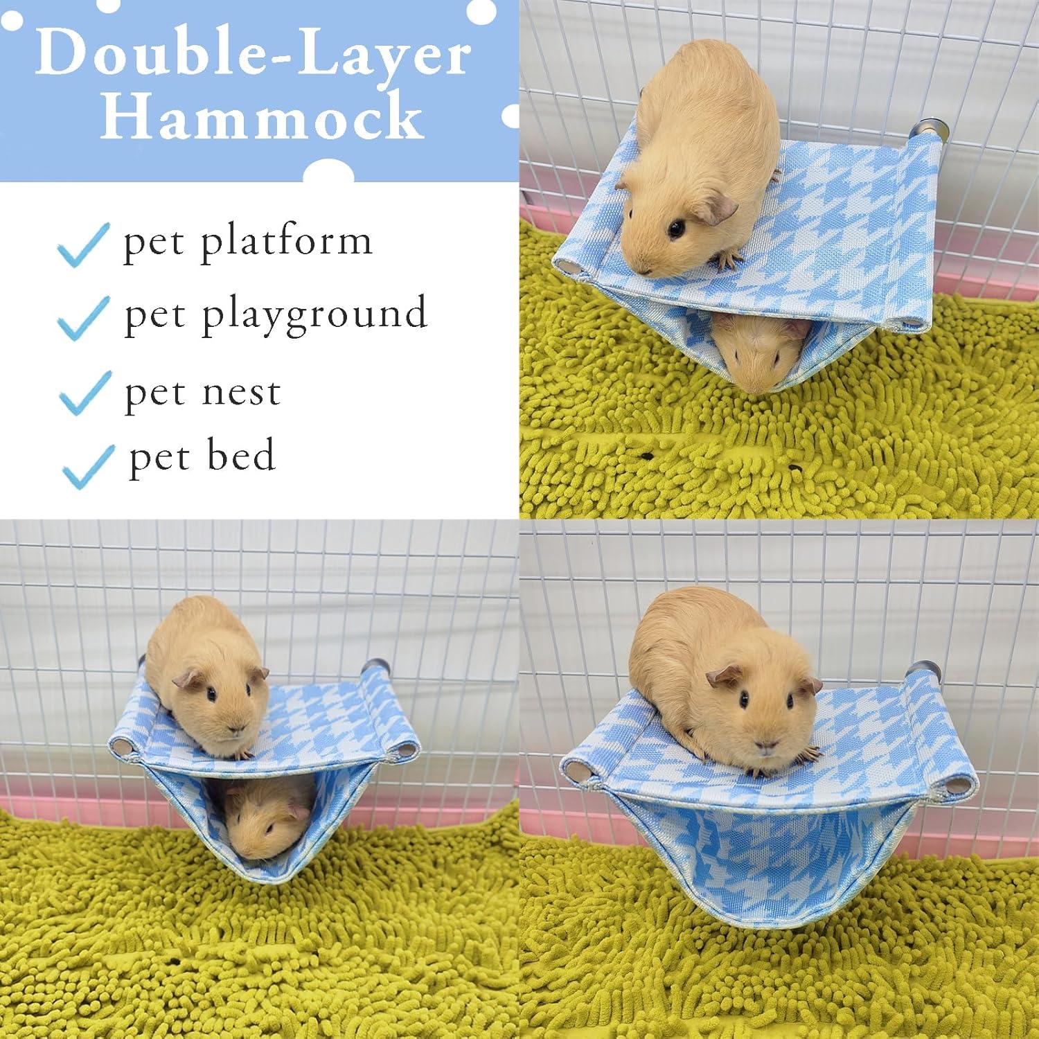 Hamaca para Pequeñas Mascotas Uni-unzeit 24x18cm Doble Capa