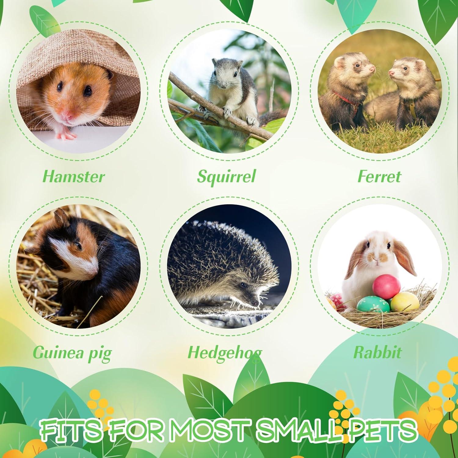 4 Hamacas Colgantes para Pequeños Animales JOUTYFOR 30x30cm