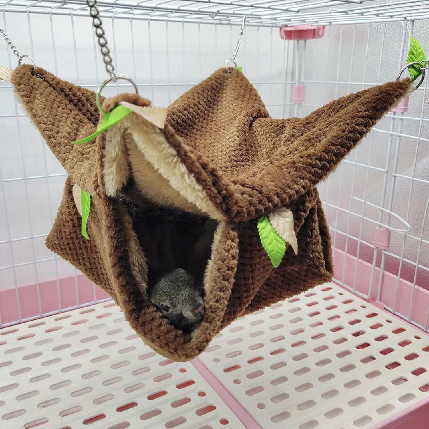 Hamaca Colgante para Hámster ISMARTEN - Conjunto Jungle 33x33 cm