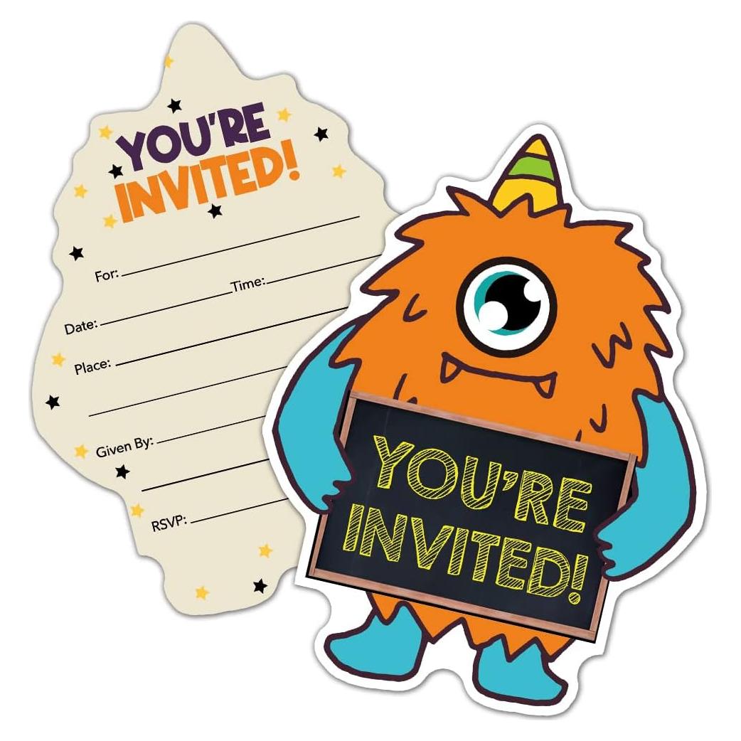 Paquete de 15 Tarjetas de Invitación RZHV para Cumpleaños