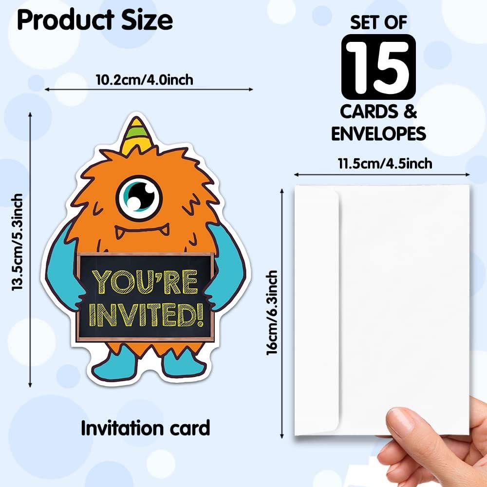 Paquete de 15 Tarjetas de Invitación RZHV para Cumpleaños