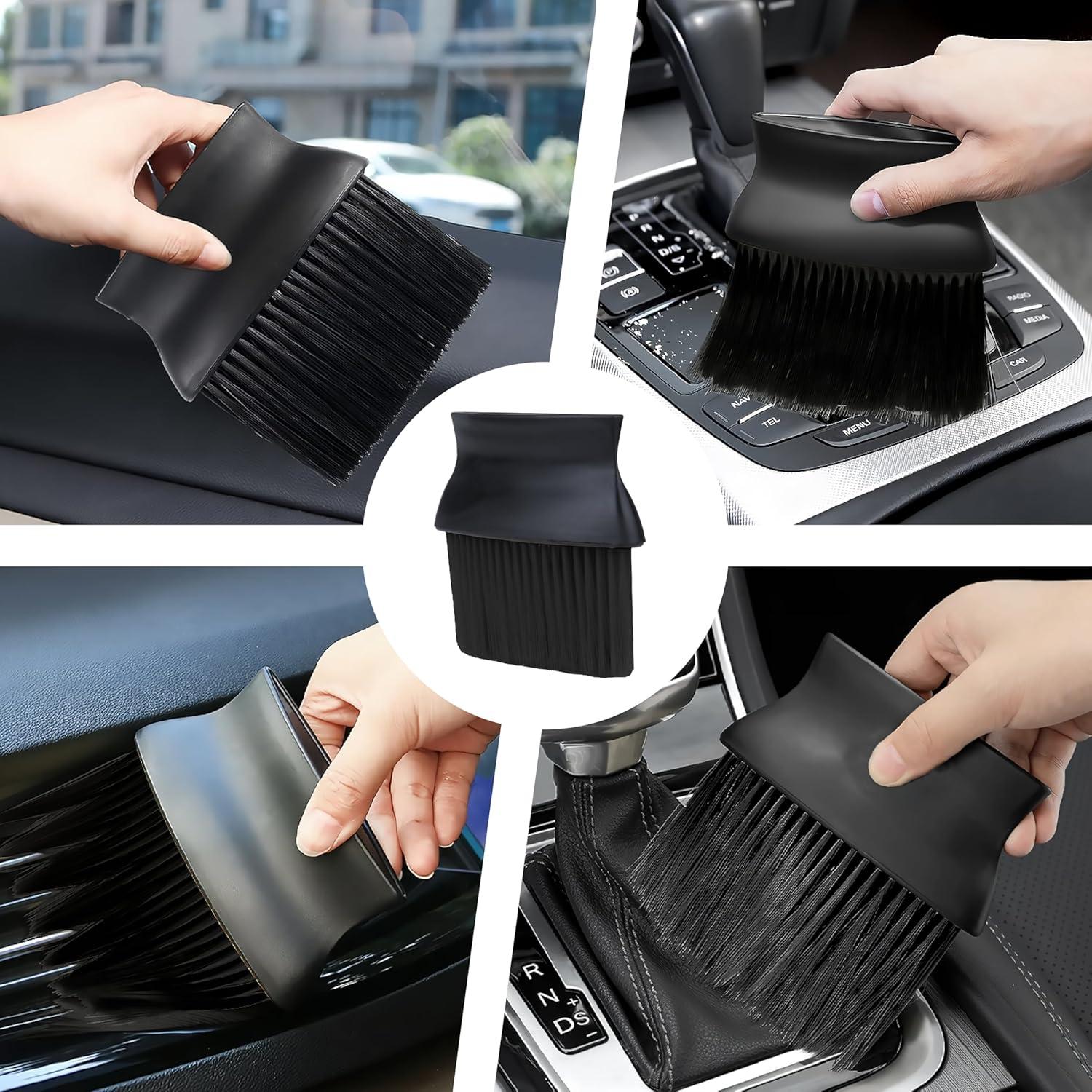 Cepillo de Limpieza para Interior de Coche Ecocstm Negro