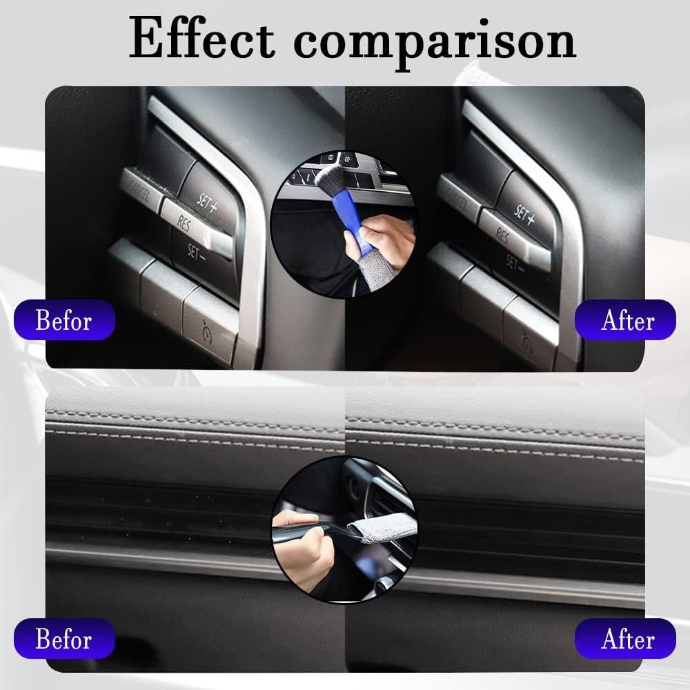 Plumero 2 en 1 ASUBHA para Limpieza de Autos - Nylon y Coral