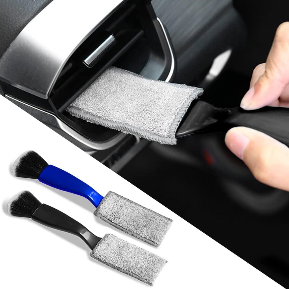 Plumero 2 en 1 ASUBHA para Limpieza de Autos - Nylon y Coral