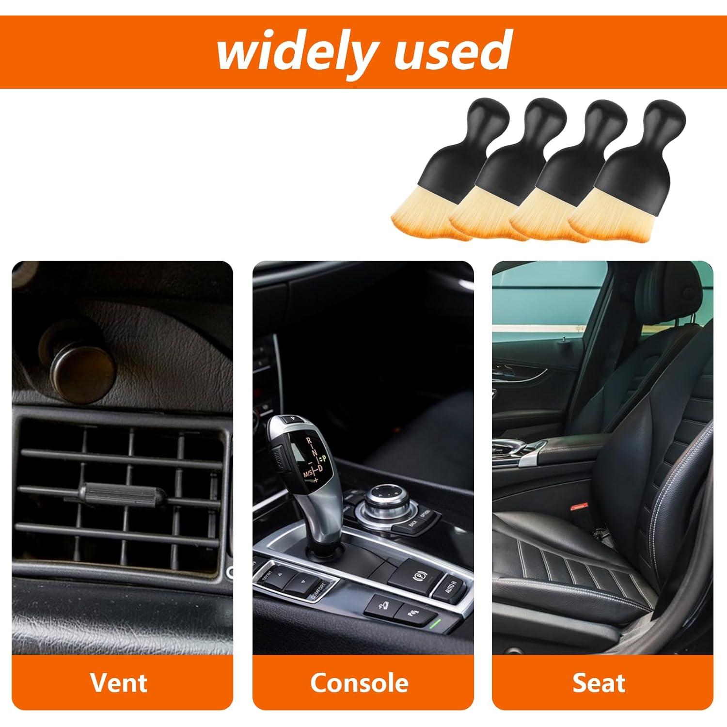 Cepillo de Limpieza Interior de Coche QBXMY7 - 4 Piezas