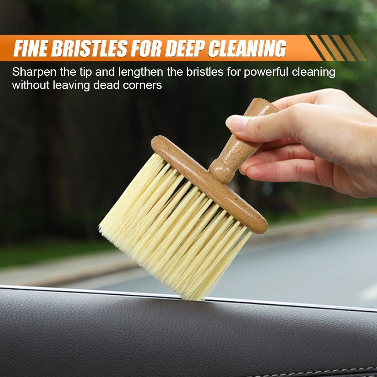 Cepillo de Detalle de Interior de Coche KITUREK Microfibra