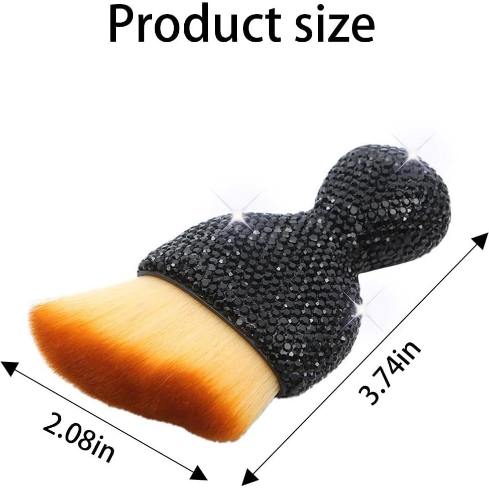 Cepillo de Polvo para Interior de Auto zipelo Negro 10x5x2.5cm