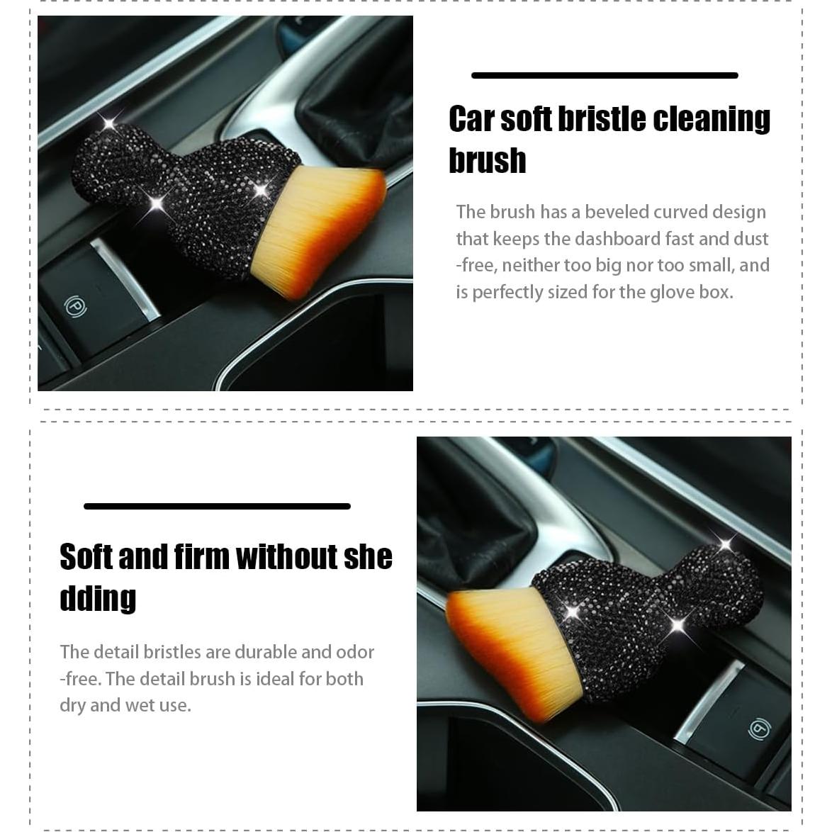 Cepillo de Polvo para Interior de Auto zipelo Negro 10x5x2.5cm