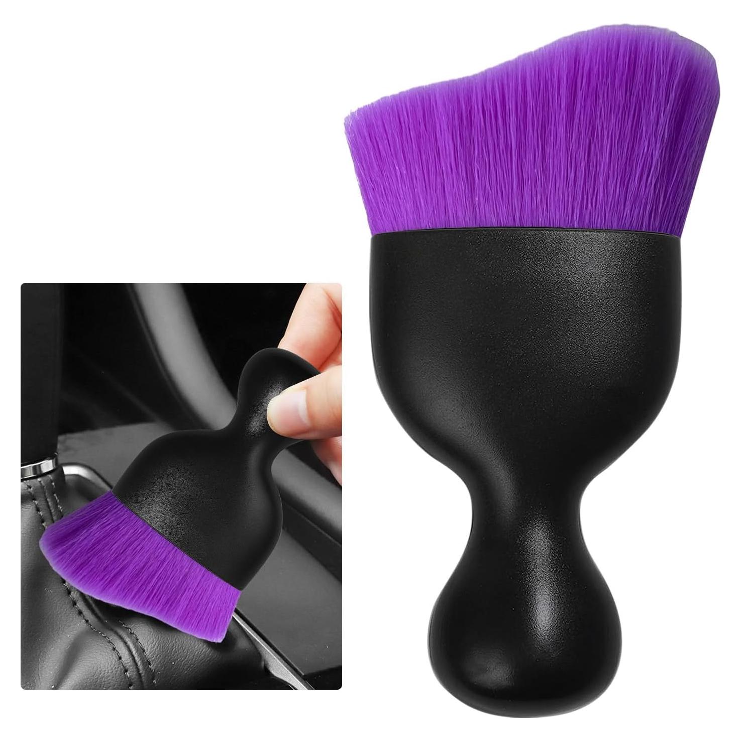 Cepillo de Limpieza de Interior de Coche Gasedin Púrpura