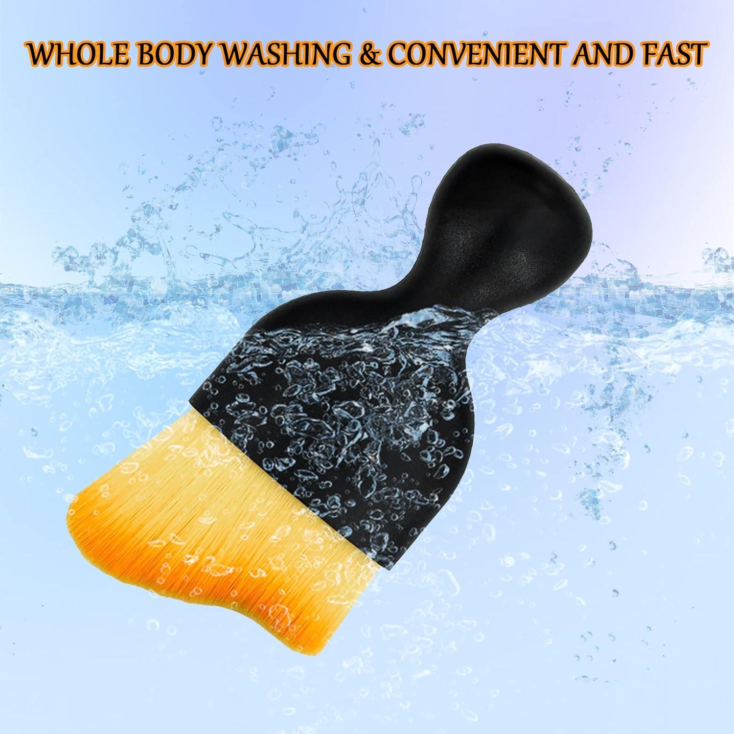 Msyuusr Car Interior Detailing Brush, Ultra Soft Bristles Dust Brush Car Cleaning Brush, Car Interior Cleaning Tool for Cleaning Panels, Air Vent, Computer, Leather (Yellow)
