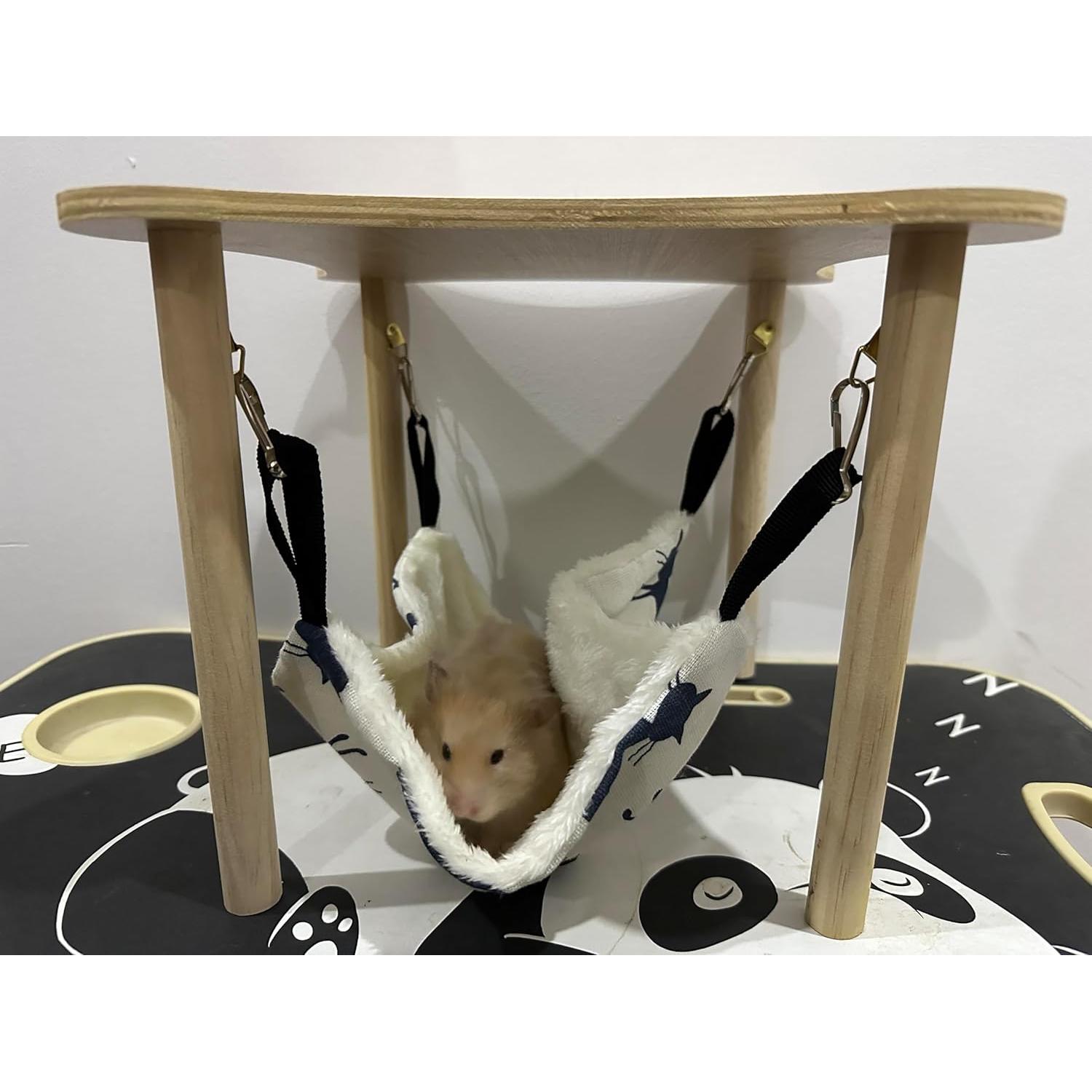 Hamaca para Cobayas Cdipesp con Soporte de Madera 28x28cm