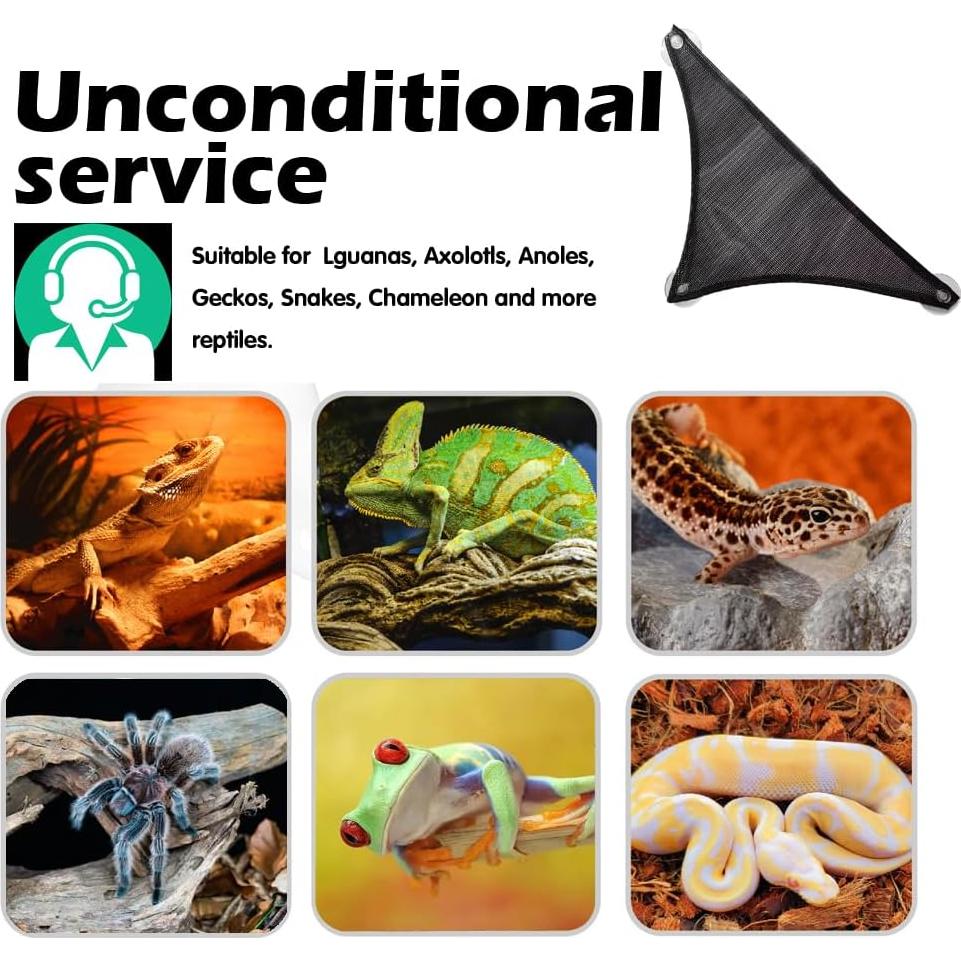 Hamaca para Reptiles Mclanzoo Triangular 45.72x30.48 cm