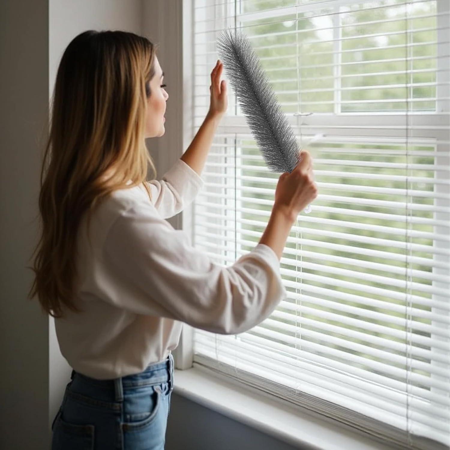 Cepillo de Limpieza de Ventilador Bruislard 2 Pcs Microfibra Flexible