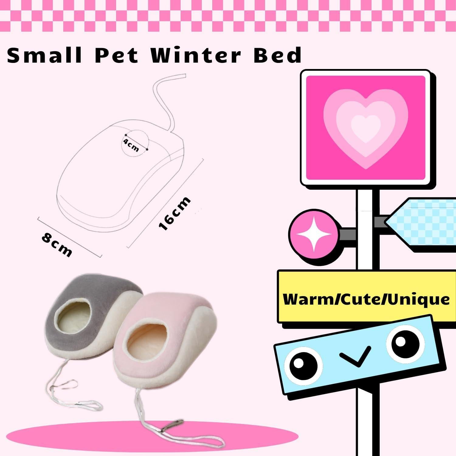 Escondite para Hámster TTMIMIK Mediano Gris Lavable