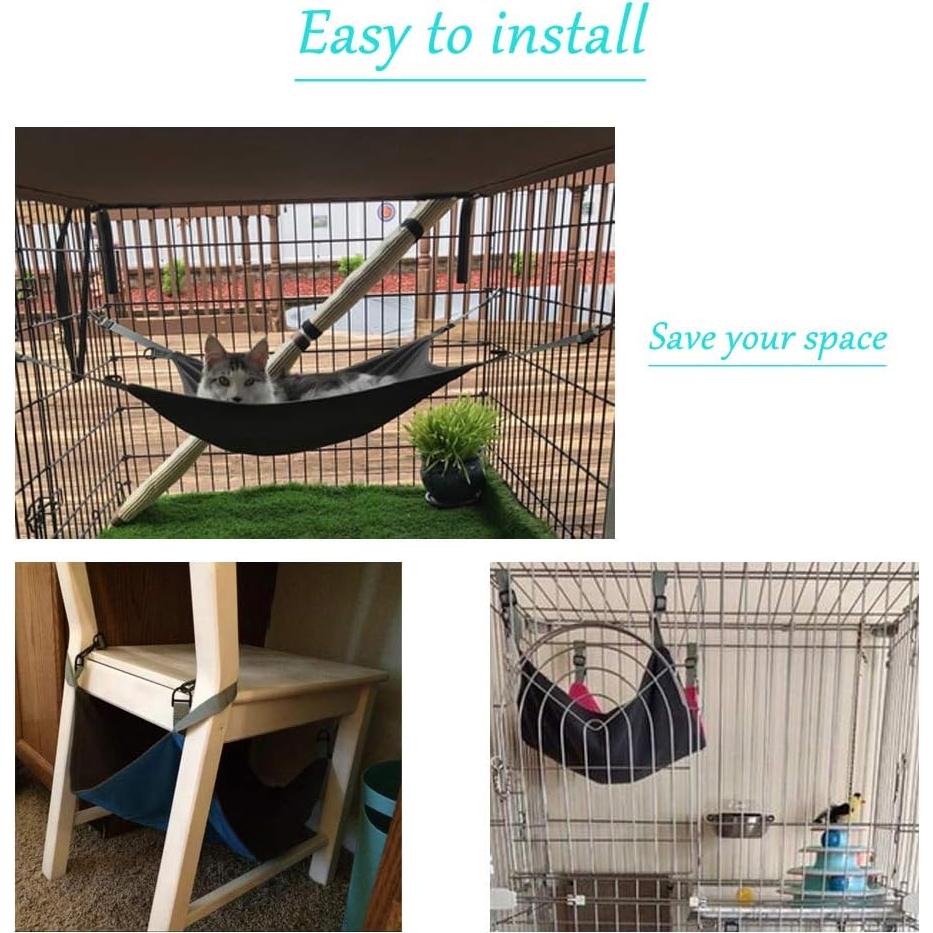 Hamaca Colgante para Gato RivenAn Ajustable Impermeable 55.88x41.91cm